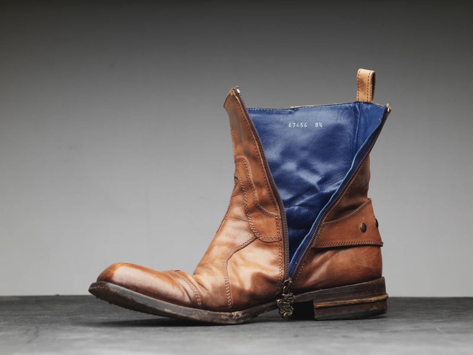 Mark Nason Mark Nason BITTEREND Rock Boots Distressed Caramel Tan (AI) Size US 8.5 / EU 41-42 - 7 Thumbnail