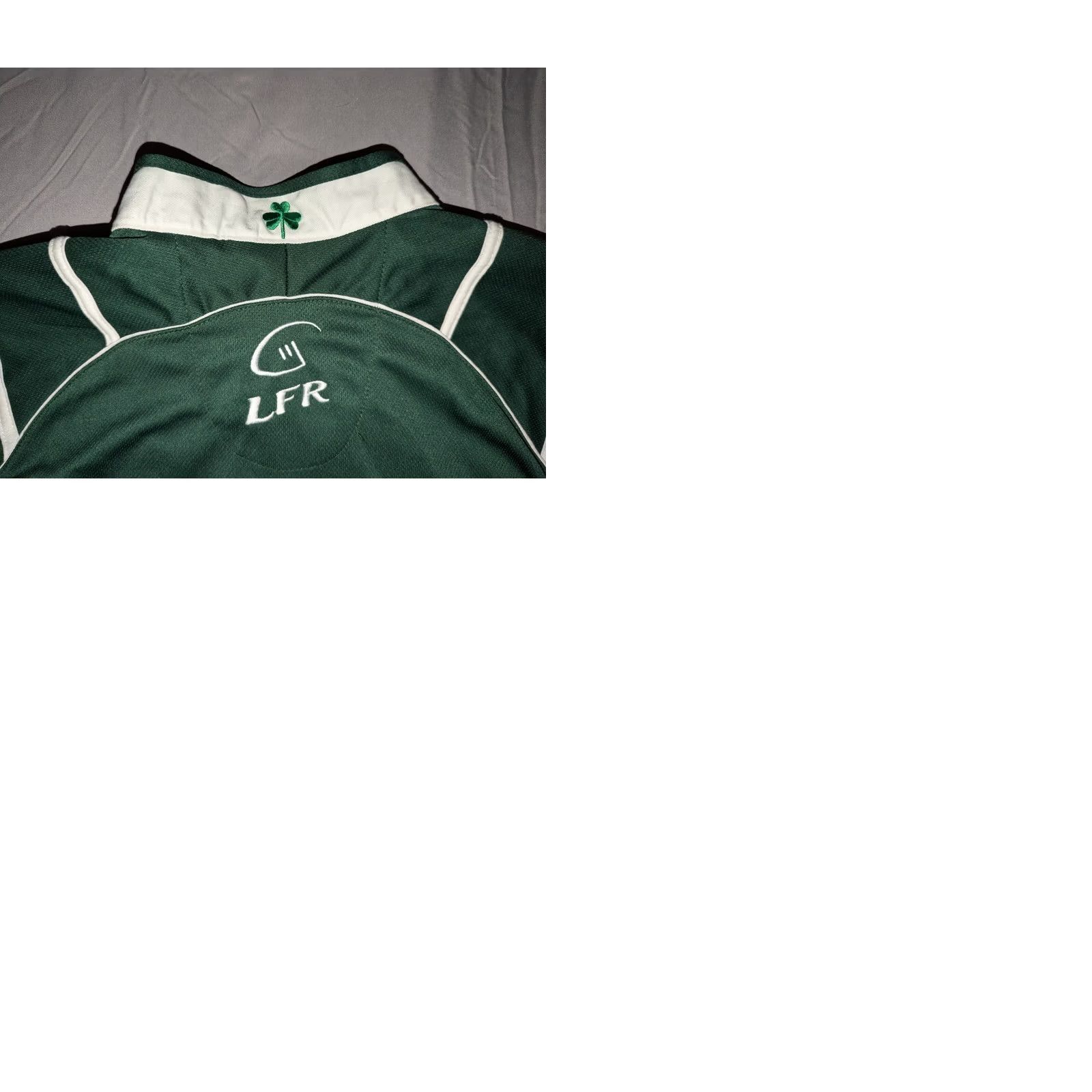 Vintage Live For Rugby Malham Ireland Shirt Men's M Green 100% Breathable Polyester Short Sleeve Crew Neck Size US M / EU 48-50 / 2 - 9 Thumbnail