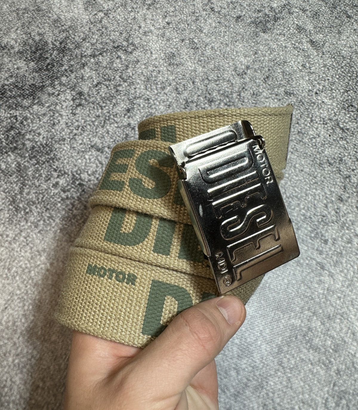 Diesel × Vintage Y2K Vintage Diesel Logo Belts Streetwear Style USA Rare VTg Size ONE SIZE - 3 Thumbnail