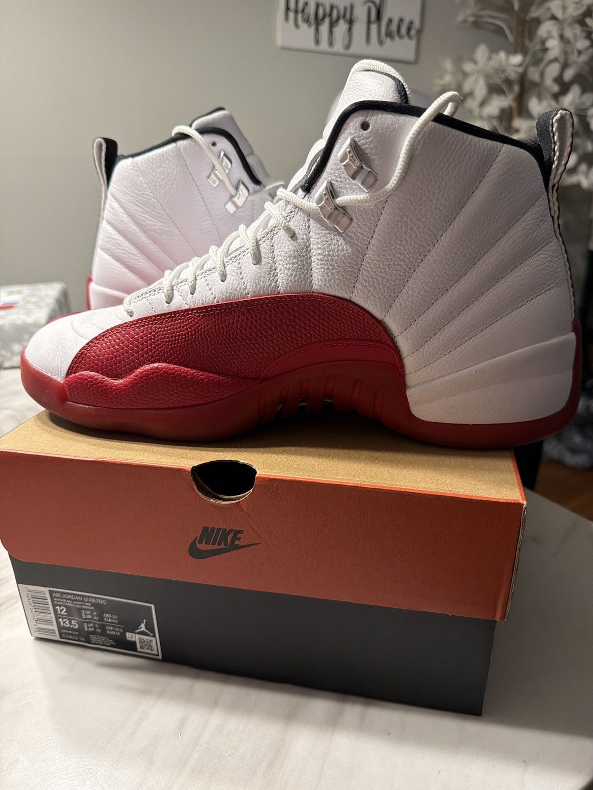 Jordan Brand Air Jordan 12 Retro Cherry Size US 12 / EU 45 - 2 Thumbnail
