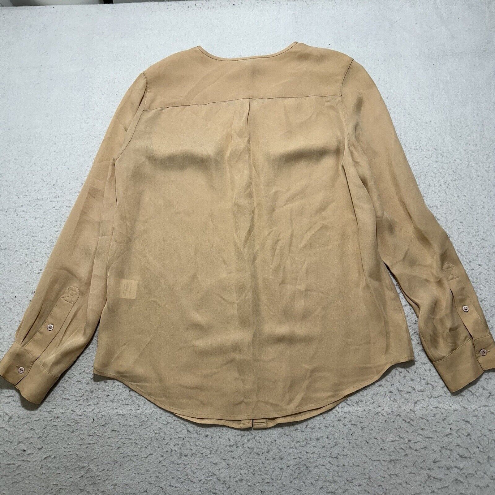Joie Joie Small Blush Pink Pure Silk Concealed Button Up Blouse Size S / US 4 / IT 40 - 10 Thumbnail