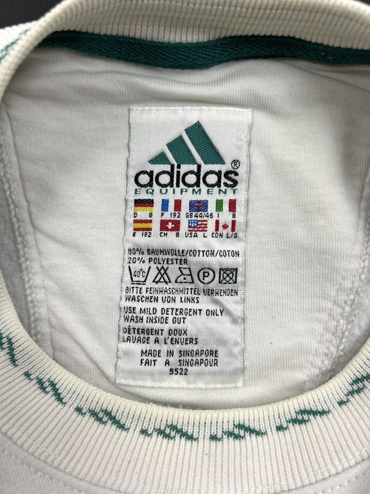 Adidas rare 90s Adidas Equipment Basler Hockey Club 1911 Sweatshirt Size US L / EU 52-54 / 3 - 13 Thumbnail