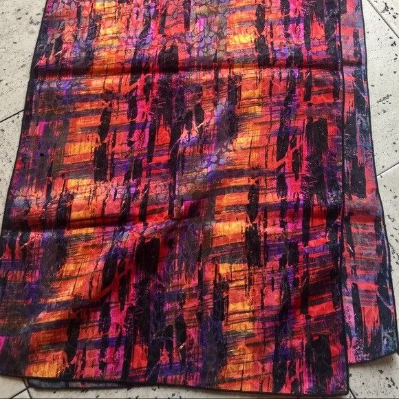 Vintage Vintage Neon Long Scarf Size ONE SIZE - 1 Thumbnail