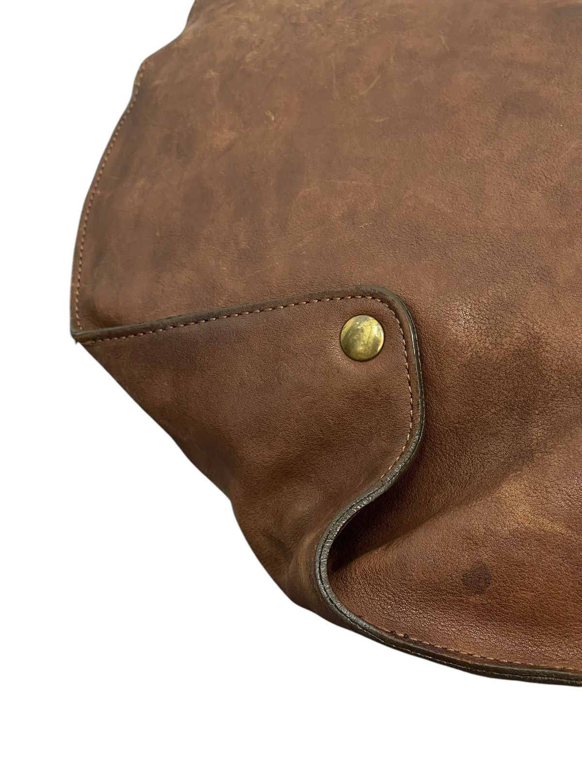 Leather Full Leather Patina Hungry Bum Shoulder Bag 1🟩7 Size ONE SIZE - 7 Thumbnail