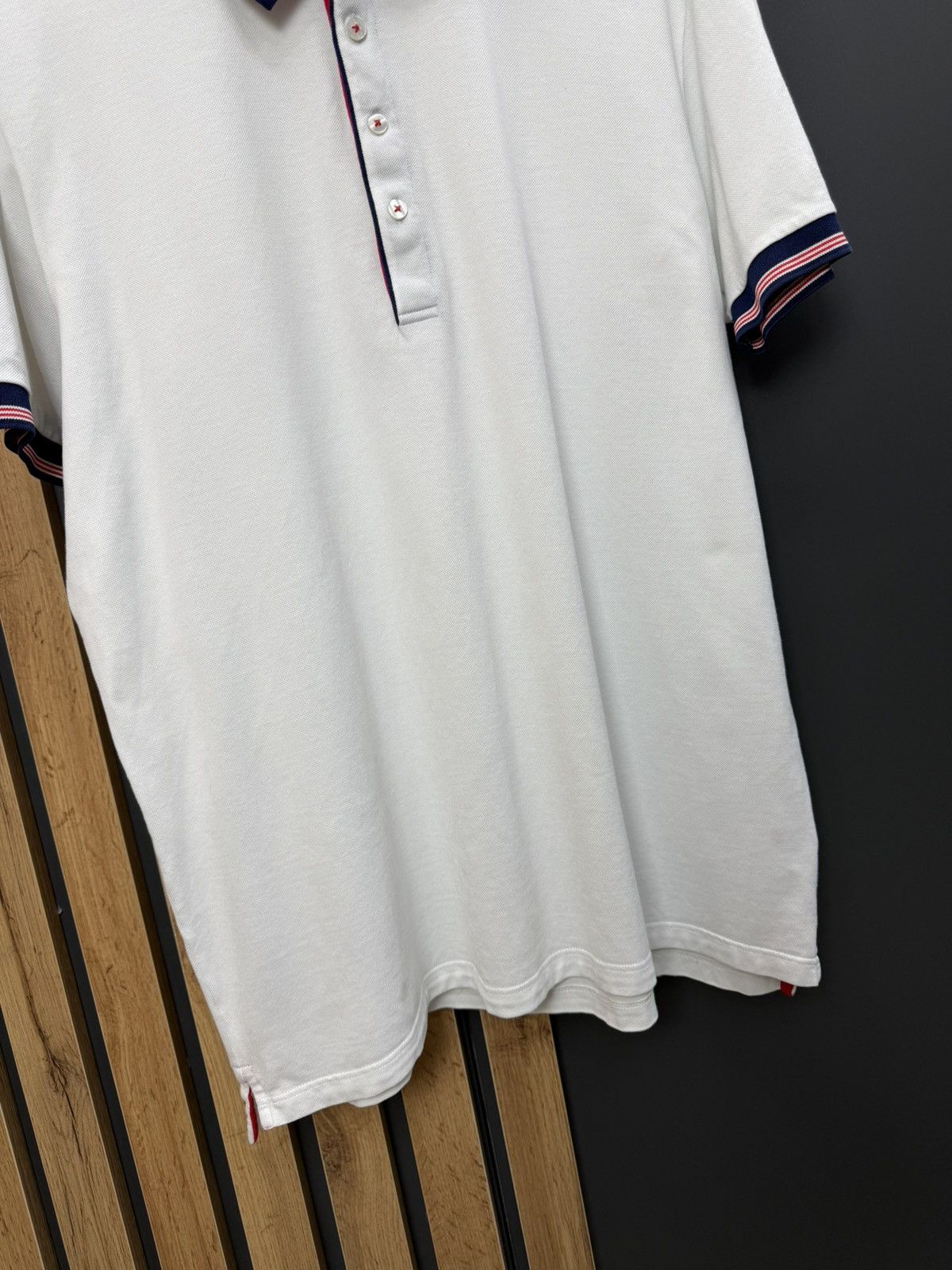 Gran Sasso Gran Sasso Italy White Polo Shirt Size 58 Size US XXL / EU 58 / 5 - 4 Thumbnail