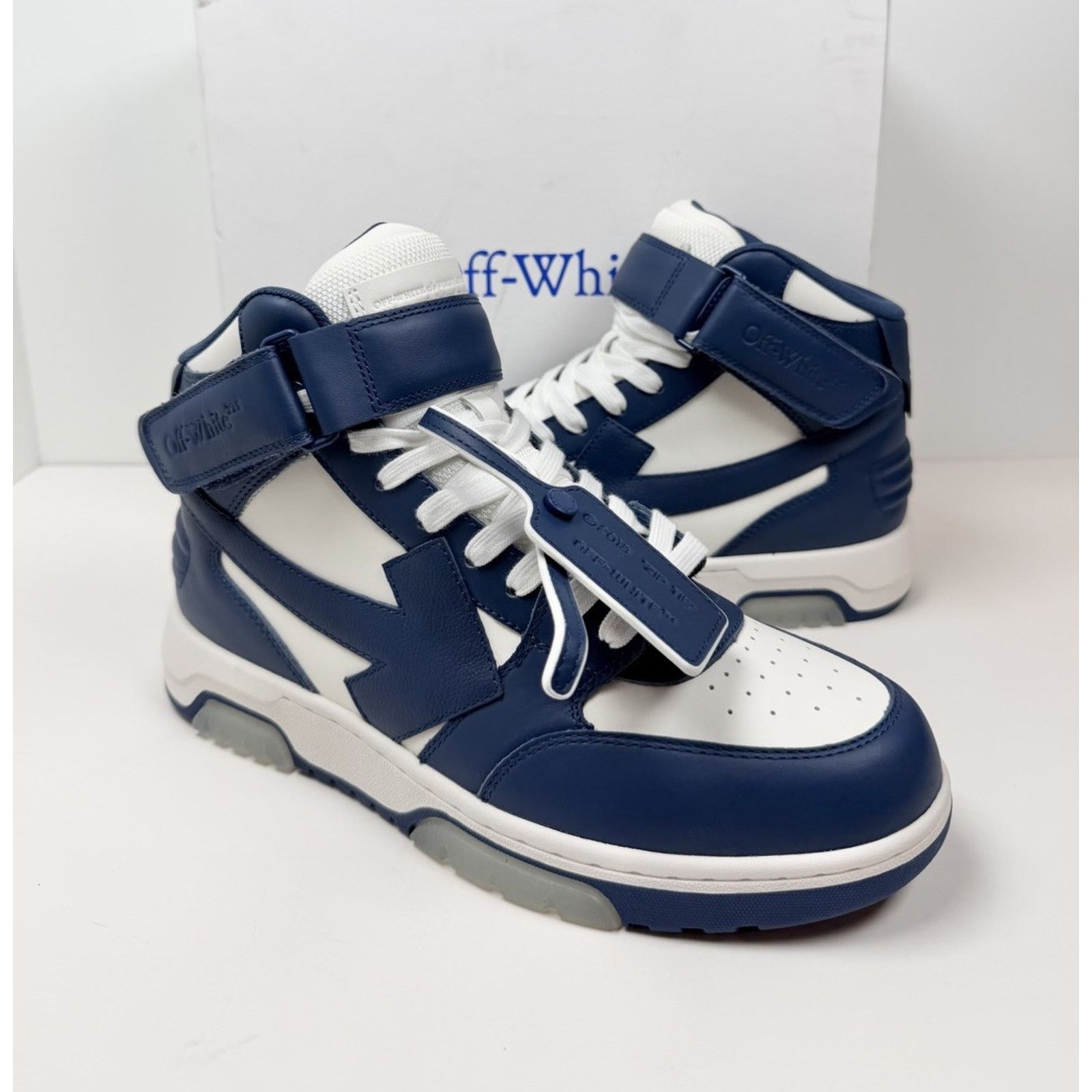 Off-White Size 41EU/8US- Off-White Out Of Office Mid Blue NEW Size US 8 / EU 41 - 2 Thumbnail