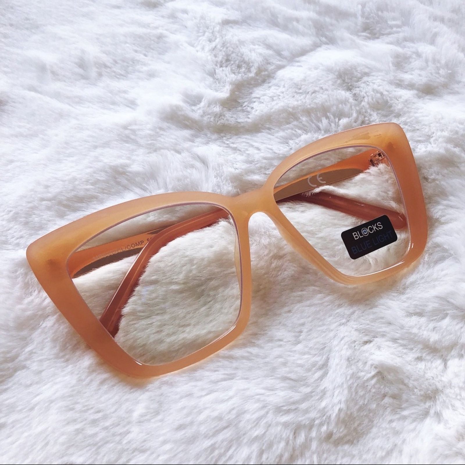 Other Chels Clear Pink Computer Blue Light Glasses Size ONE SIZE - 3 Thumbnail