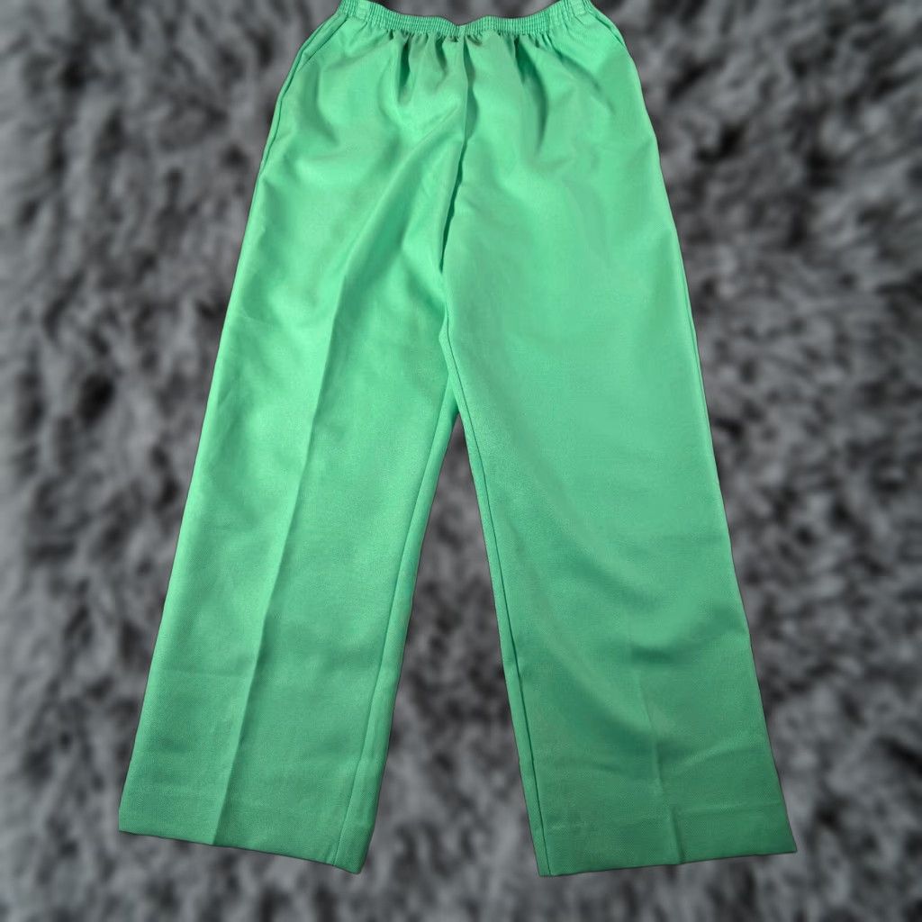 Vintage Alfred Dunner Pants 16 Office Spring High Waisted Wide Leg Comfortable Elastic Size 38" / US 16 / IT 52 - 1 Thumbnail