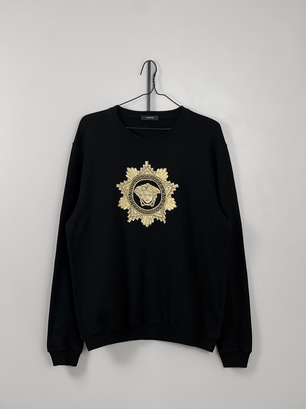 Versace Versace Medusa Logo Sweatshirt Size US XL / EU 56 / 4 - 1 Thumbnail
