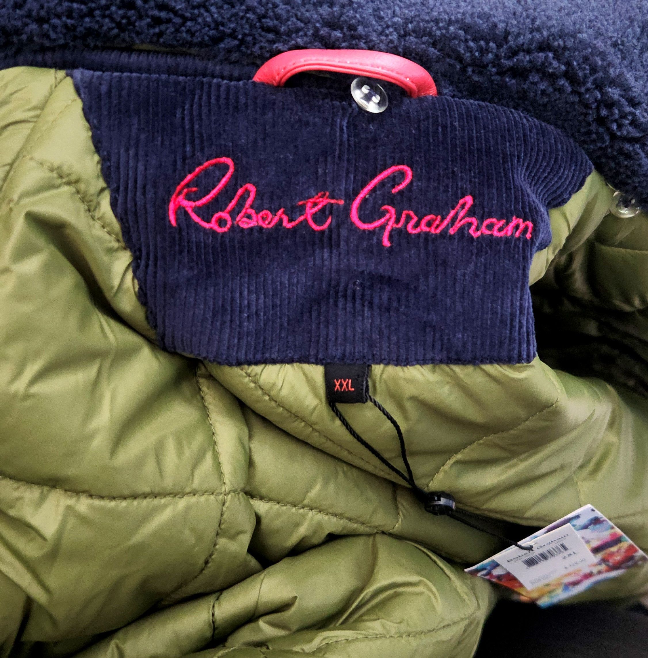 Robert Graham Robert Graham Men's Corduroy Ranch Jacket Lined Coat XXL Size US XXL / EU 58 / 5 - 8 Thumbnail