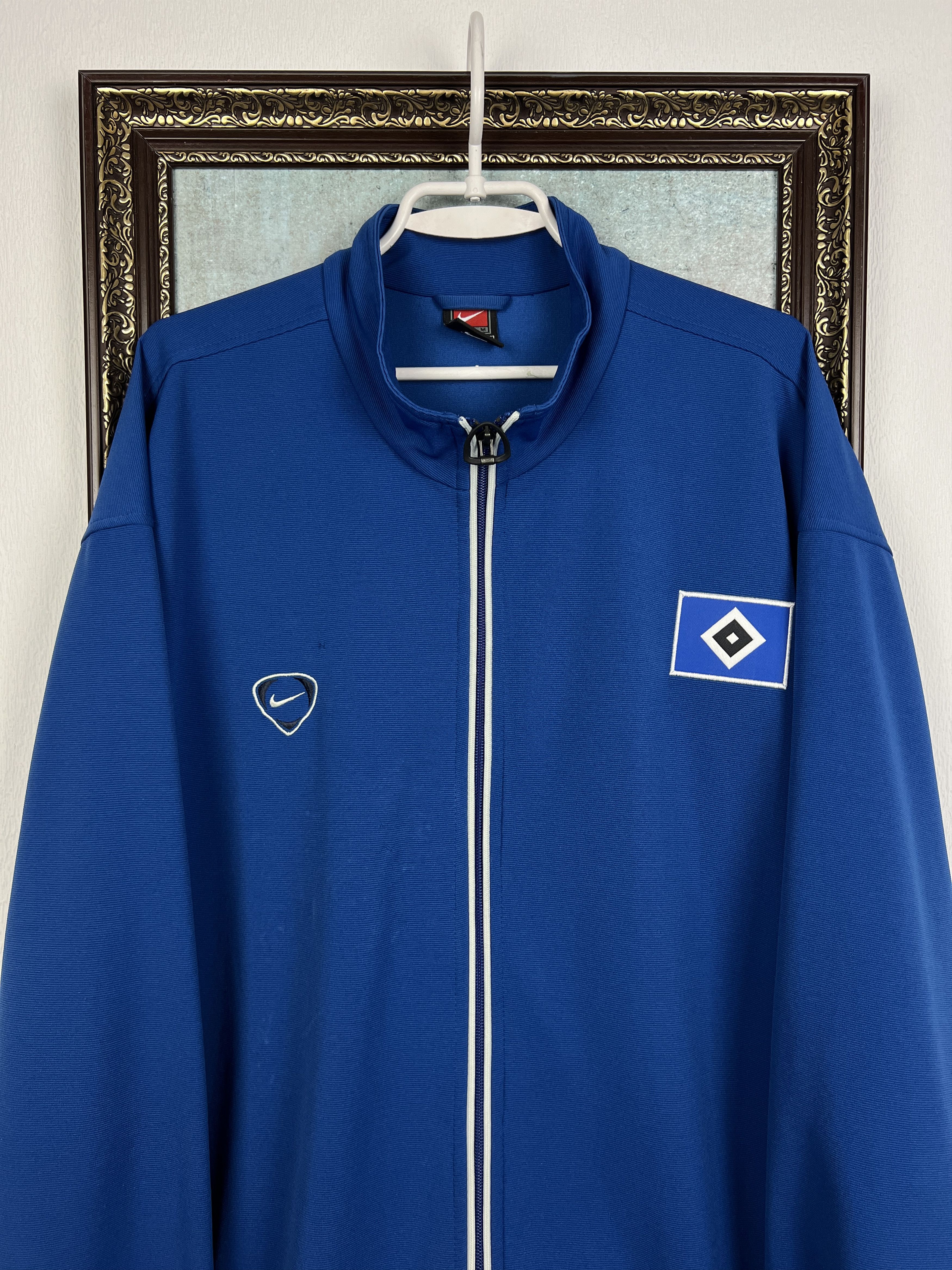 Nike Vintage Hamburg Football Jacket Soccer Track Top Train Zip Size US XXL / EU 58 / 5 - 3 Thumbnail