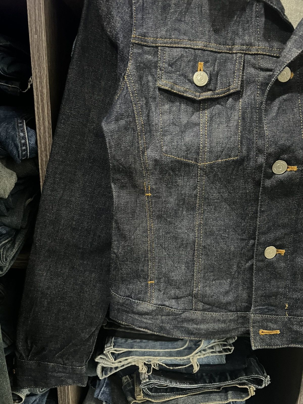 Yohji Yamamoto 🔥Inéd Jeans Yohji Yamamoto Denim Jacket Size S / US 4 / IT 40 - 7 Thumbnail