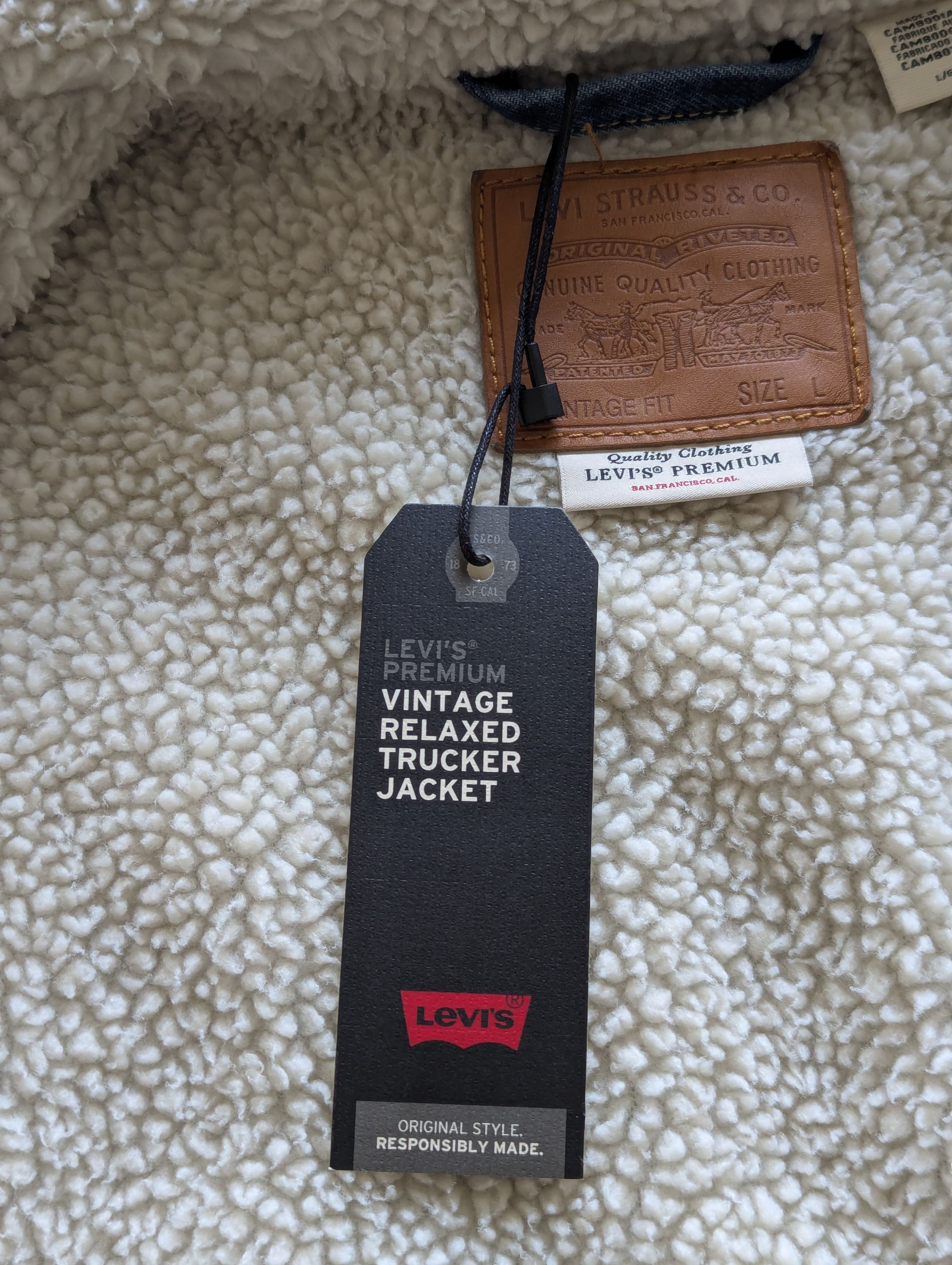 Levi's Levi's®Premium Vintage Relaxed Trucker Jacket Size US L / EU 52-54 / 3 - 7 Thumbnail