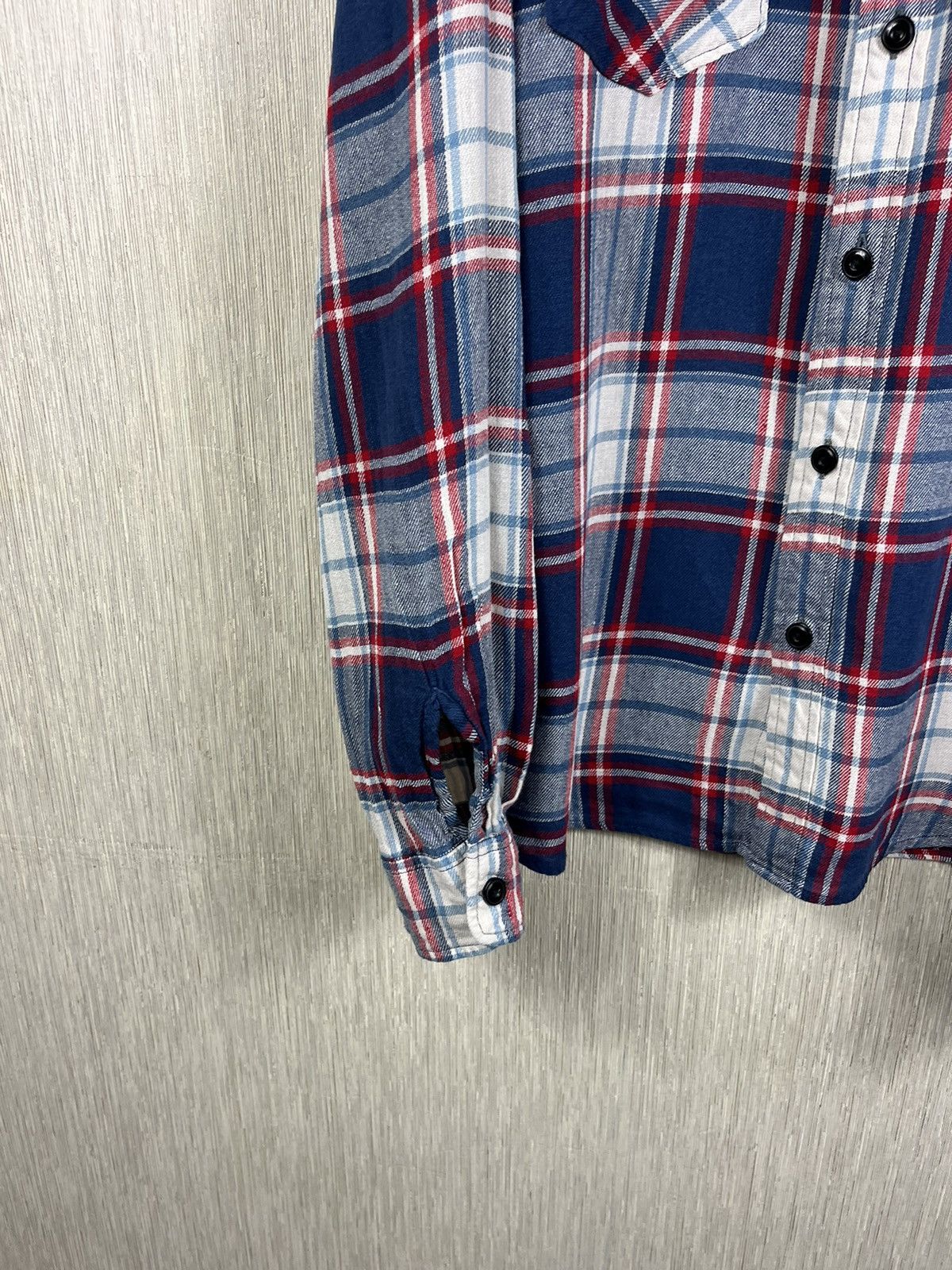 Denim & Supply Ralph Lauren × Flannel × Ralph Lauren Ralph Lauren denim& supply linen flannel checked plaid shirt Size US XL / EU 56 / 4 - 7 Thumbnail