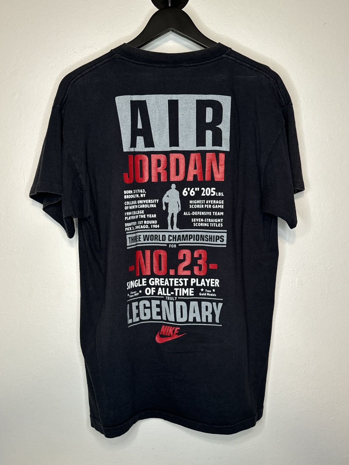 Jordan Brand × Nike × Vintage VINTAGE NIKE MICHAEL LEGENDARY AIR JORDAN CHICAGO BULLS NBA Size US L / EU 52-54 / 3 - 1 Thumbnail