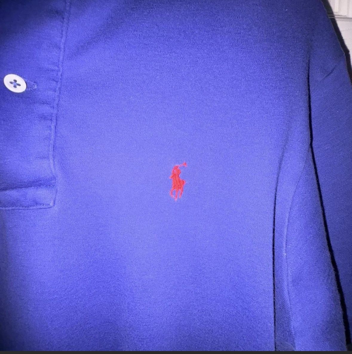 Polo Ralph Lauren Blue ralph lauren polo shirt size medium y2k Size US M / EU 48-50 / 2 - 2 Thumbnail