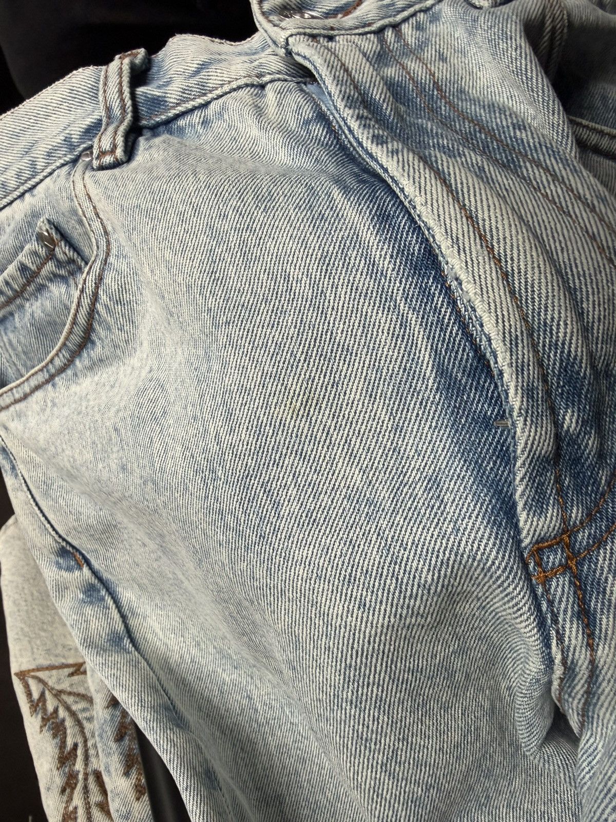 Y/Project Y Project Cowboy Cuff Jeans 29 Size US 29 - 10 Thumbnail
