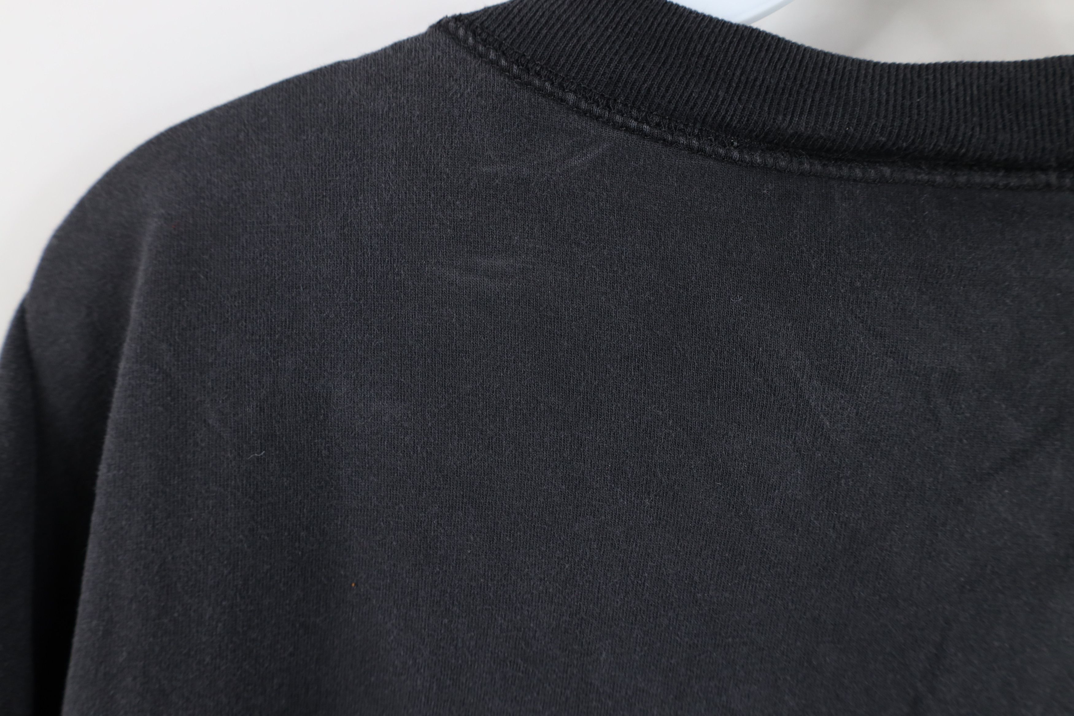 Vintage Vintage 90s Streetwear Cotton Henley T-Shirt Black Size US L / EU 52-54 / 3 - 12 Thumbnail