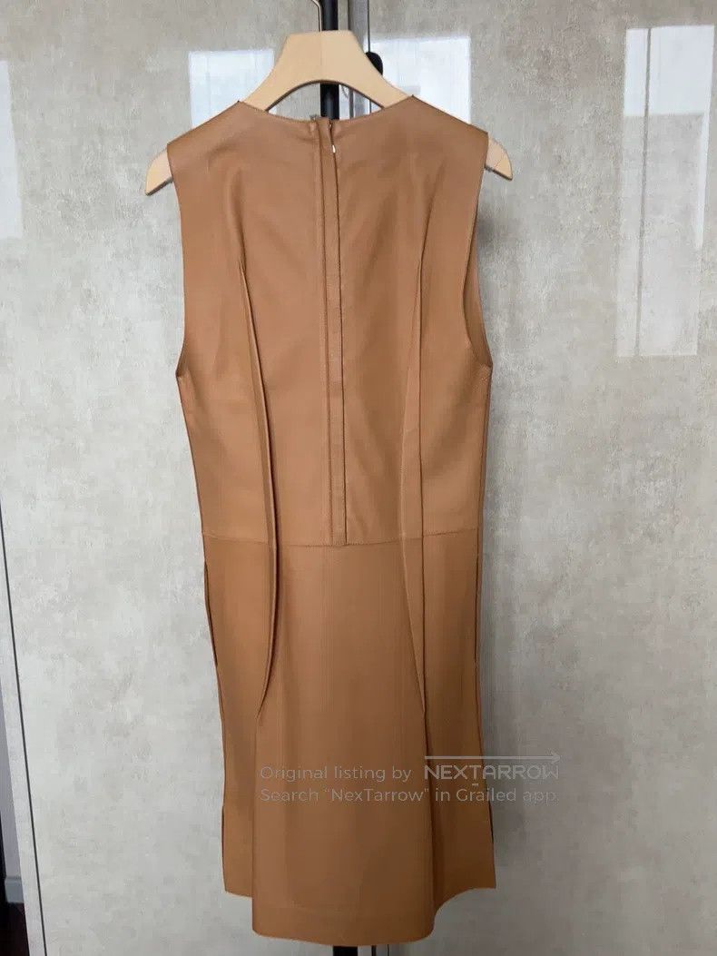 Loewe Loewe Lady's Sheepskin Sleeveless Dress, Slightly Dyed, Si Size XS / US 0-2 / IT 36-38 - 3 Thumbnail