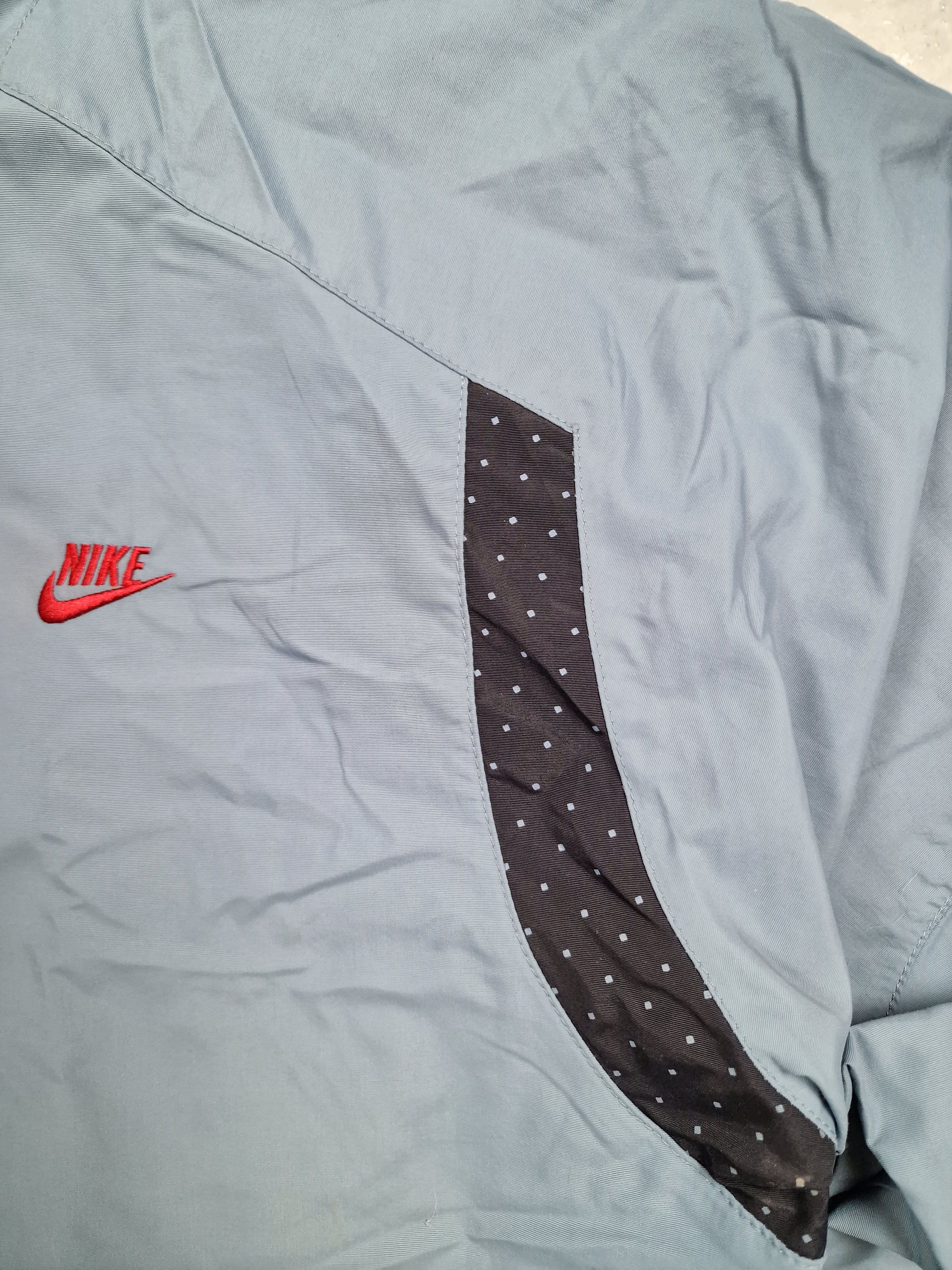Nike × Vintage 00s Nike Retro Logo Vintage Y2K Oversize Hylon Retro Jacket Size US XL / EU 56 / 4 - 6 Thumbnail