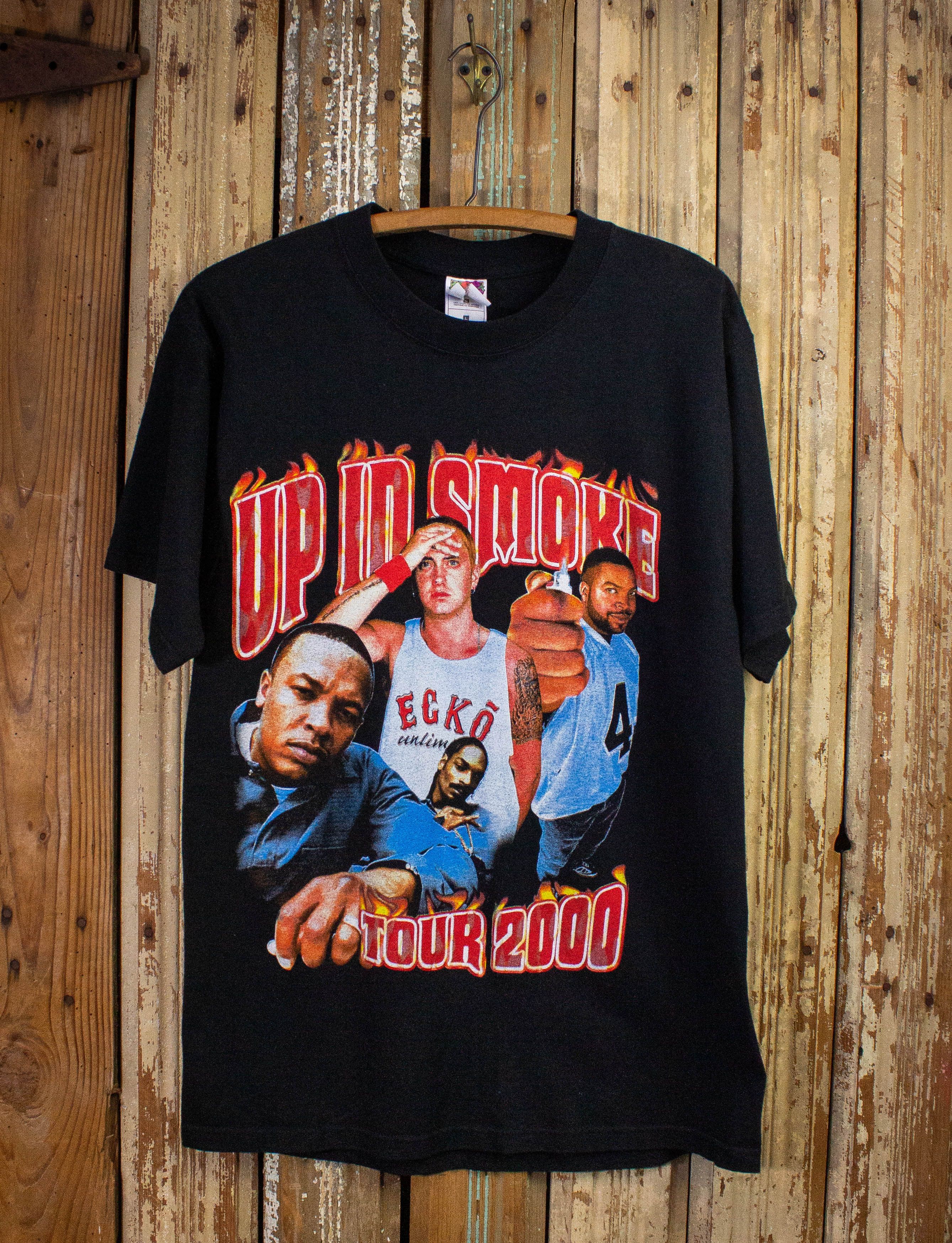 image of Rap Tees x Vintage Up In Smoke Tour Rap Tee 2000 in Black, Men's (Size Large)
