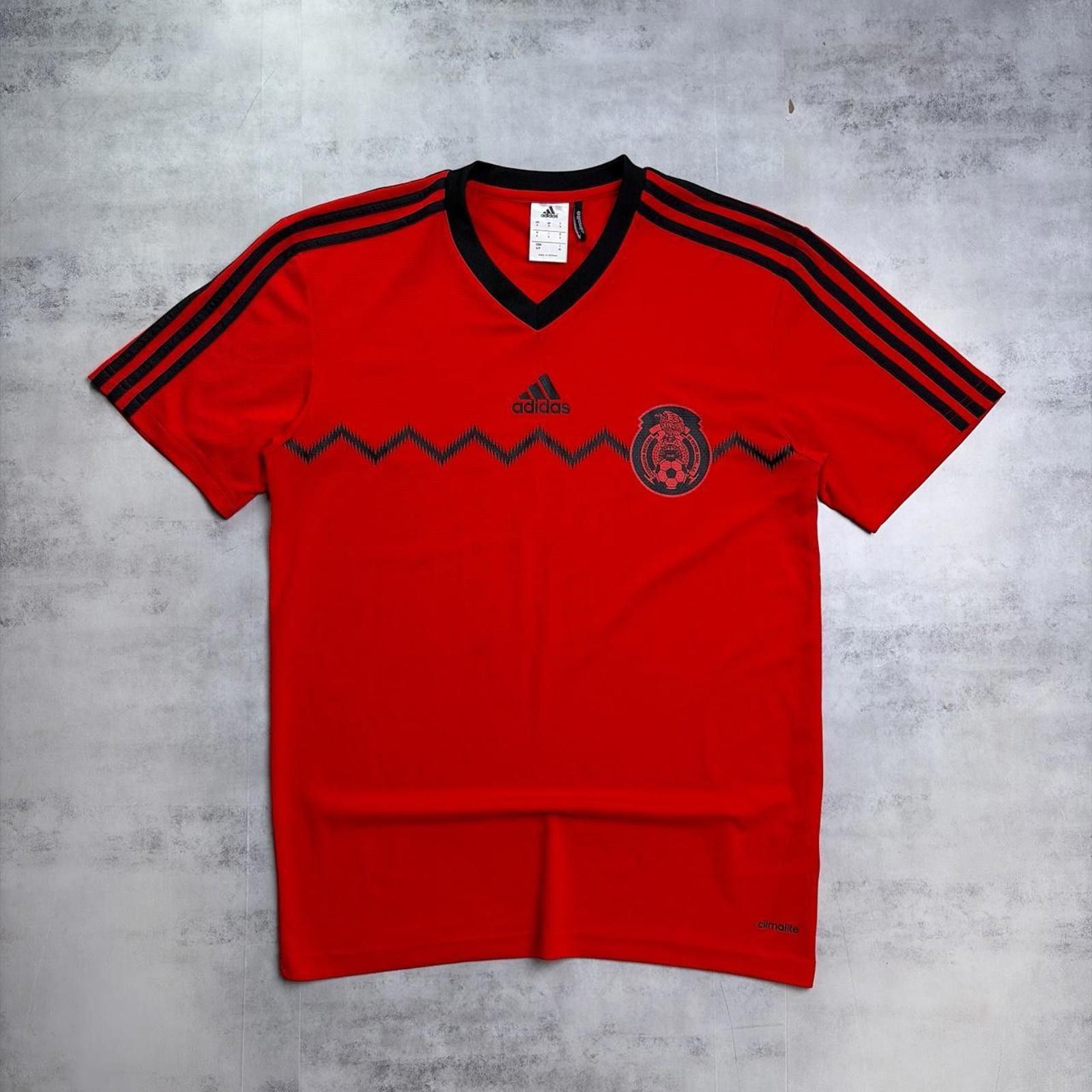 Y2K Red Adidas Mexico 2013 National Team Away Soccer Jersey
