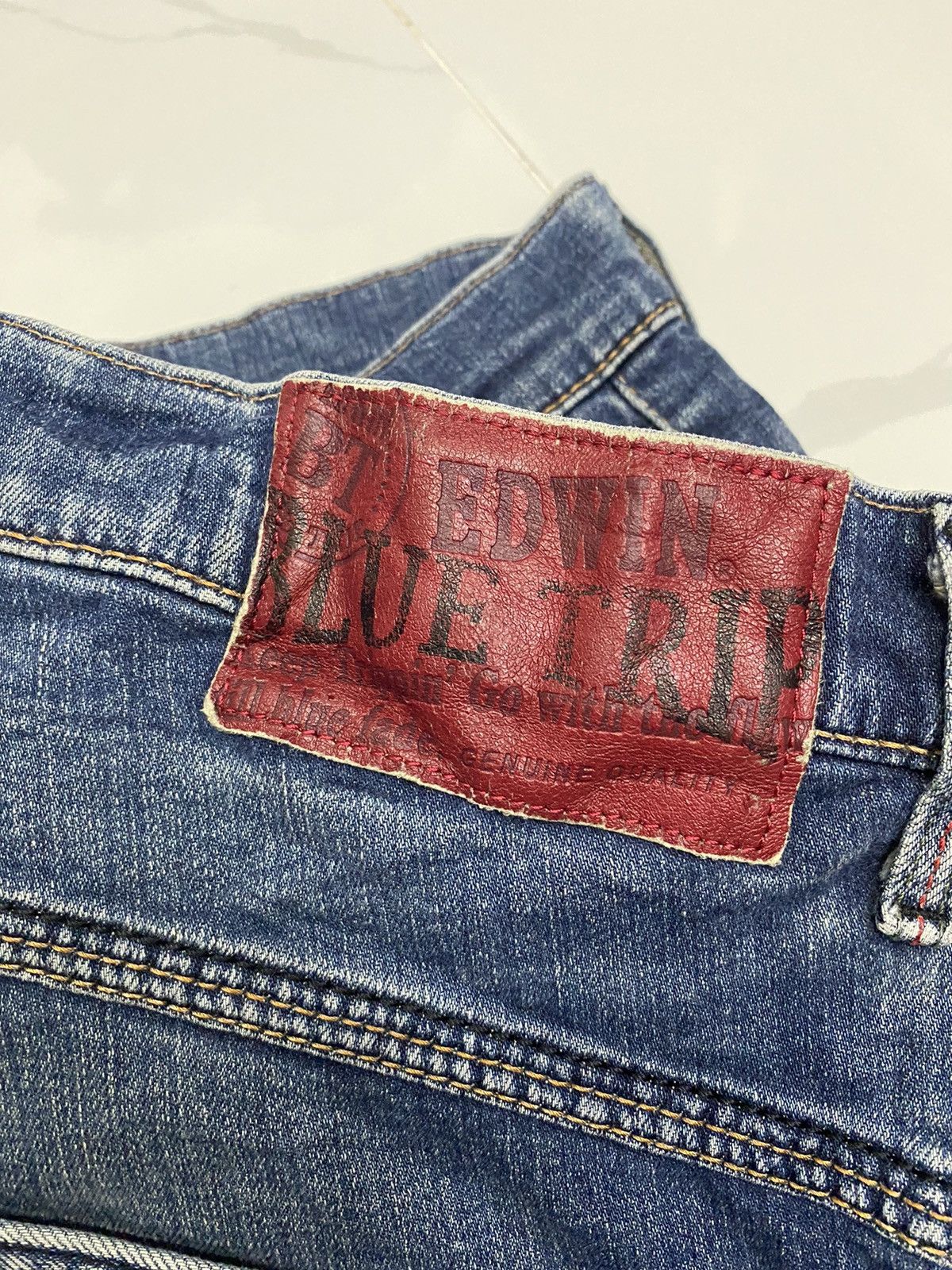 Edwin EDWIN BLUE TRIP DISTRESSED DENIM JEANS UNDERCOVER STYLE Size US 34 / EU 50 - 7 Thumbnail