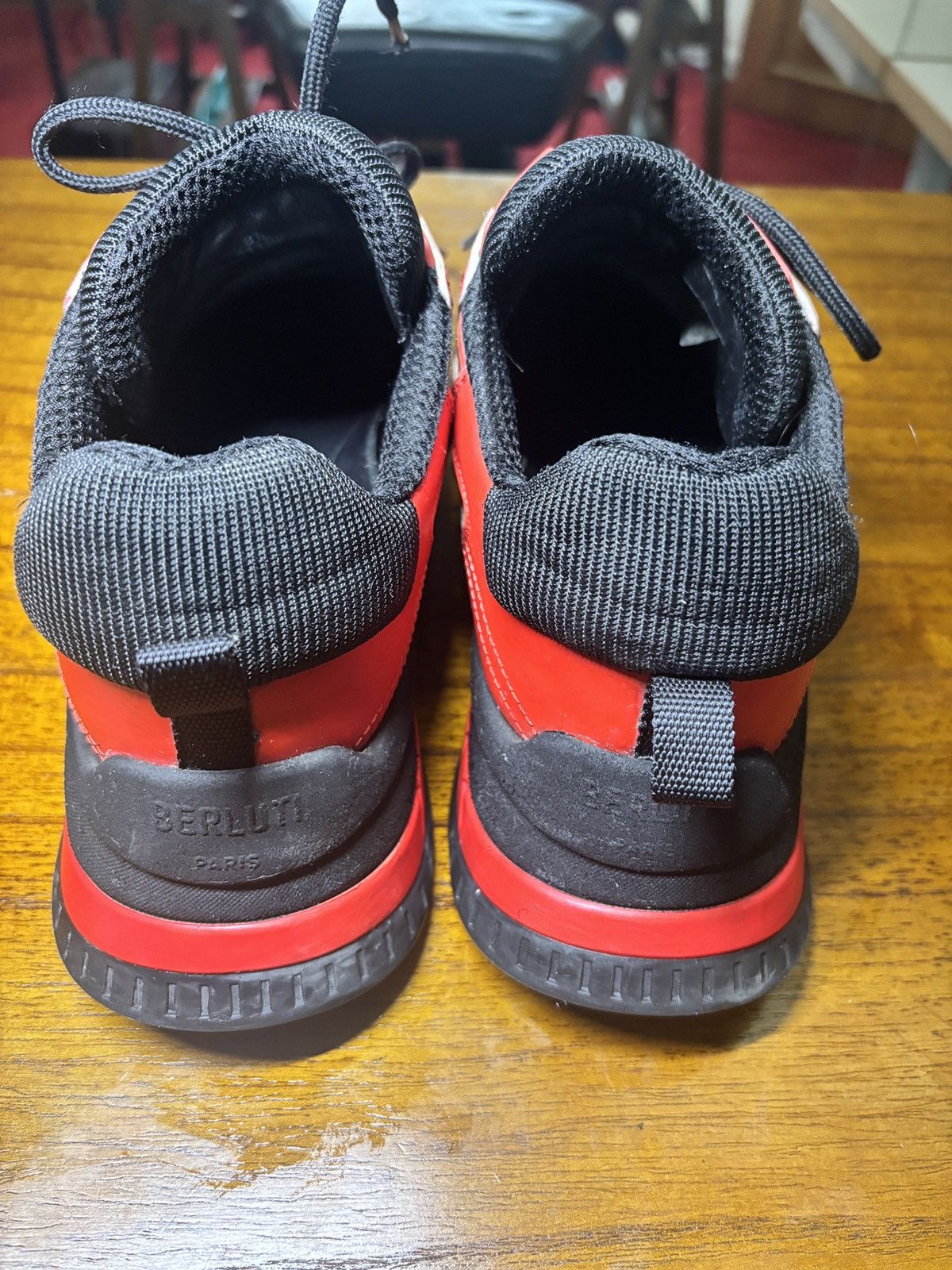 Berluti Berluti Leather Sneaker in Red Size US 9.5 / EU 42-43 - 9 Thumbnail