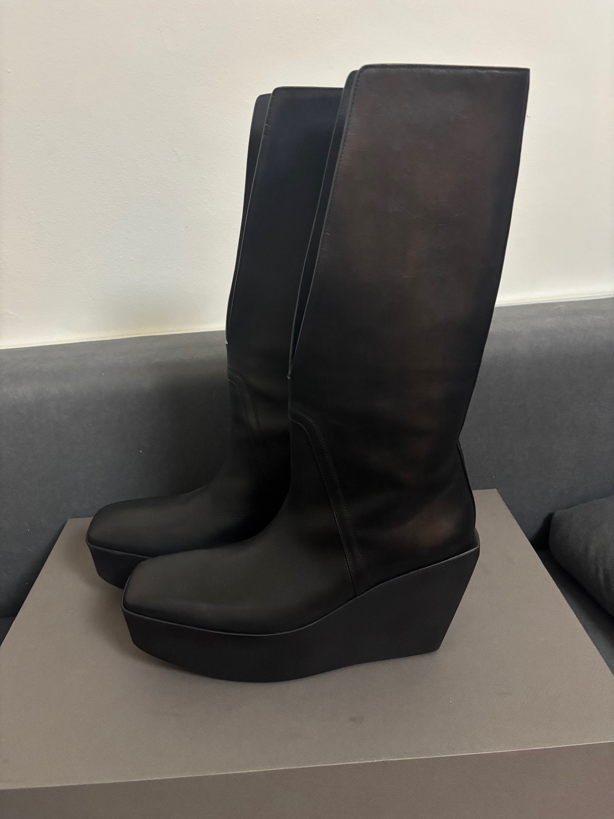 Rick Owens RICK OWENS SLIVER PLATFORM BEATLE Size US 9 / EU 42 - 6 Thumbnail
