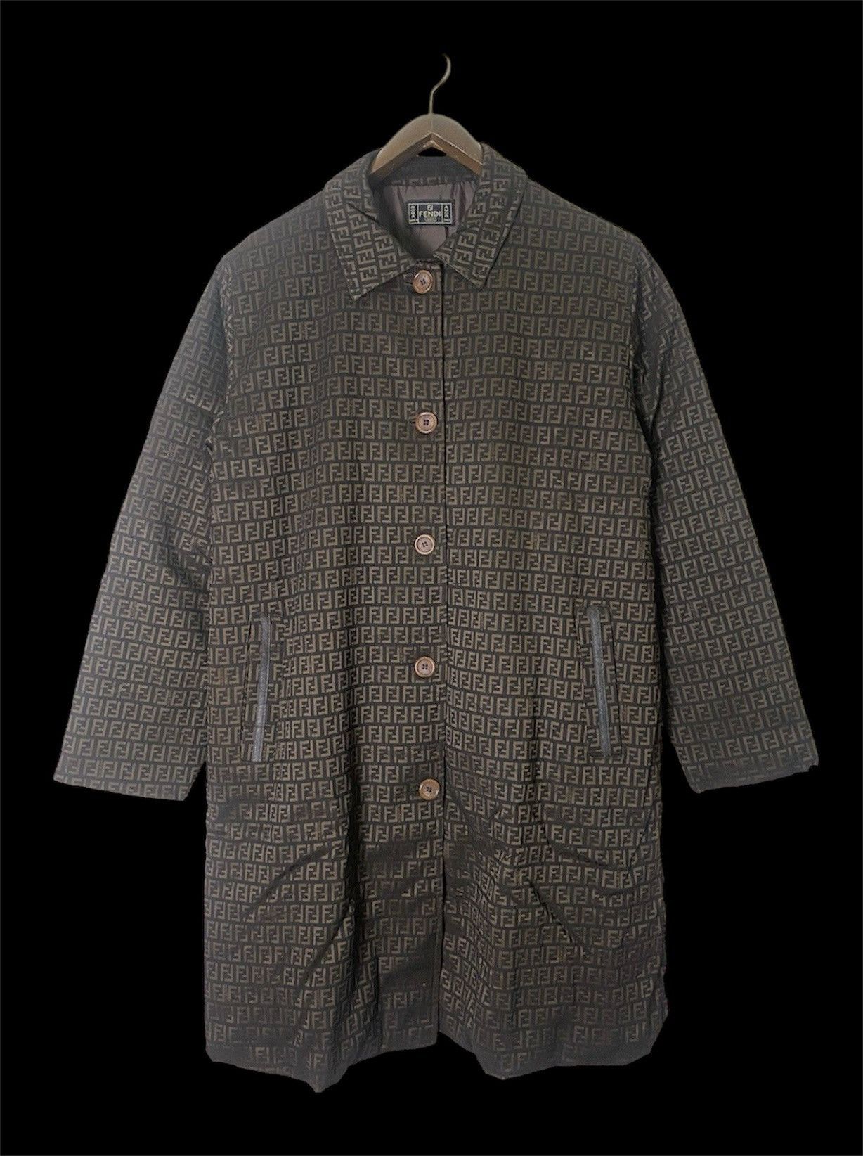 Fendi zucca coat online