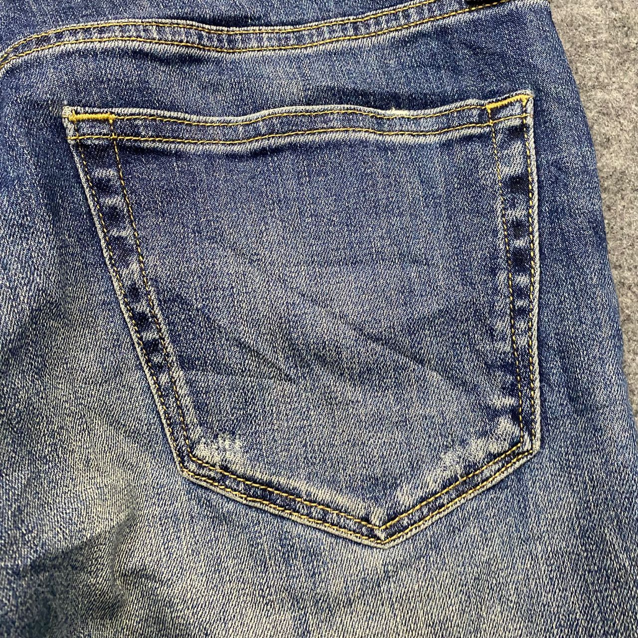 Uniqlo 💥Best Offer💥Vintage Uniqlo Jeans Distressed Denim Size US 32 / EU 48 - 16 Thumbnail
