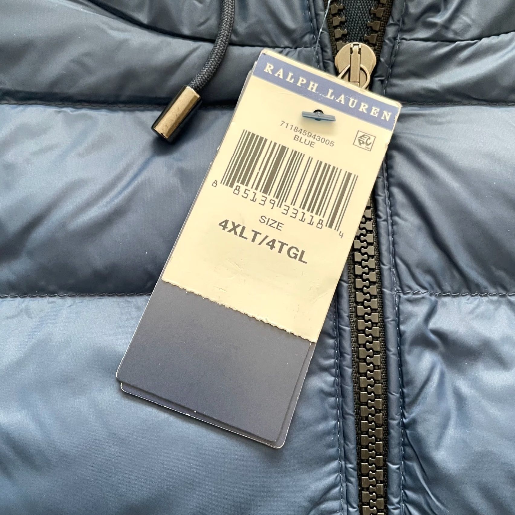 Polo Ralph Lauren Polo Ralph Lauren Jacket The Colden Packable Men 4XLT Tall Blue Puffer NWT Size US XXL / EU 58 / 5 - 3 Thumbnail