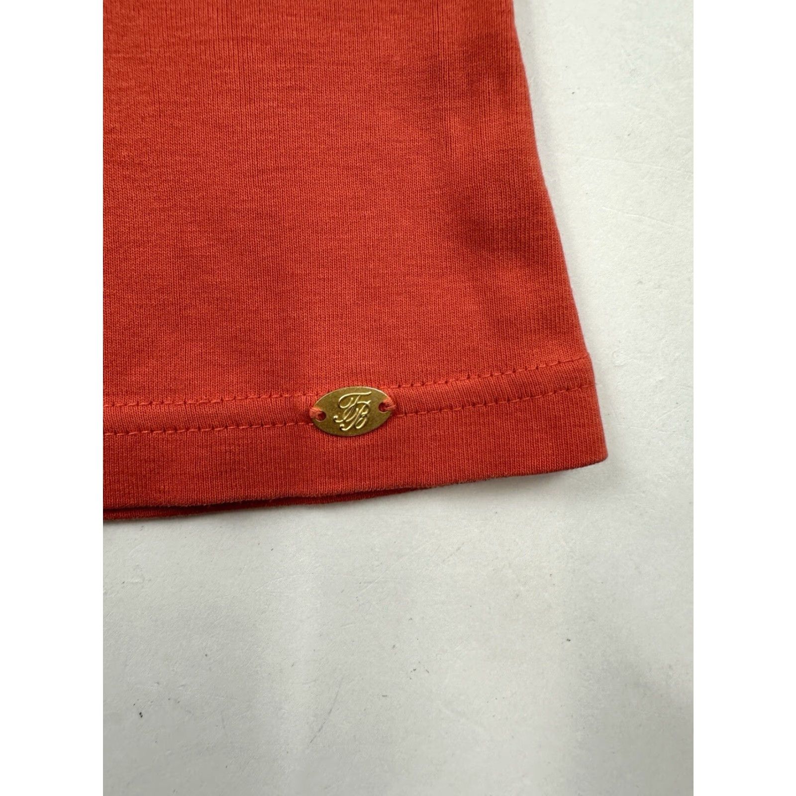 Tommy Bahama Tommy Bahama Shirt Orange XS Womens V-Neck Pullover Casual Ladies Size XS / US 0-2 / IT 36-38 - 2 Thumbnail