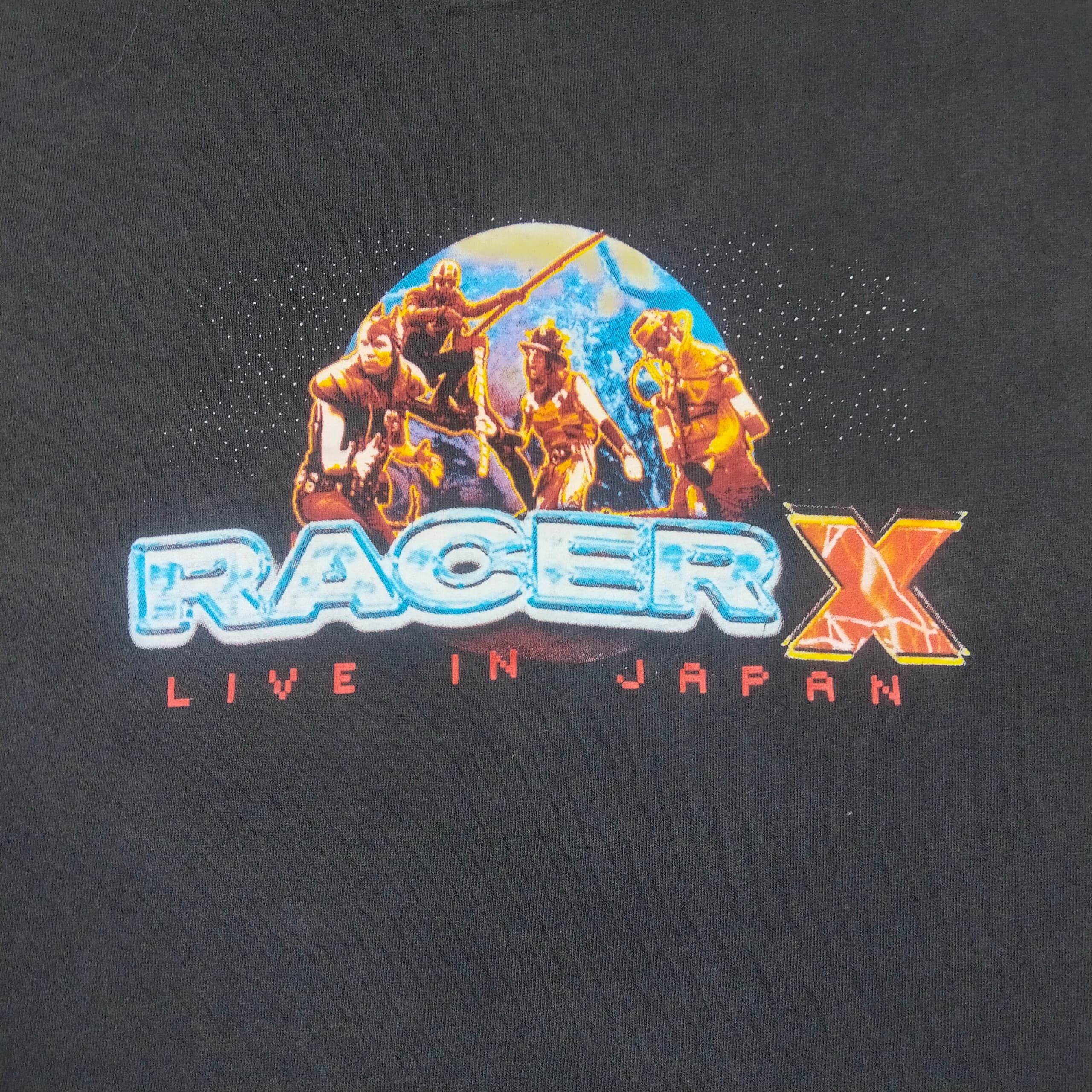 Band Tees RARE VINTAGE RACER X LIVE IN JAPAN HEAVY METAL BAND T SHIRT Size US L / EU 52-54 / 3 - 3 Thumbnail