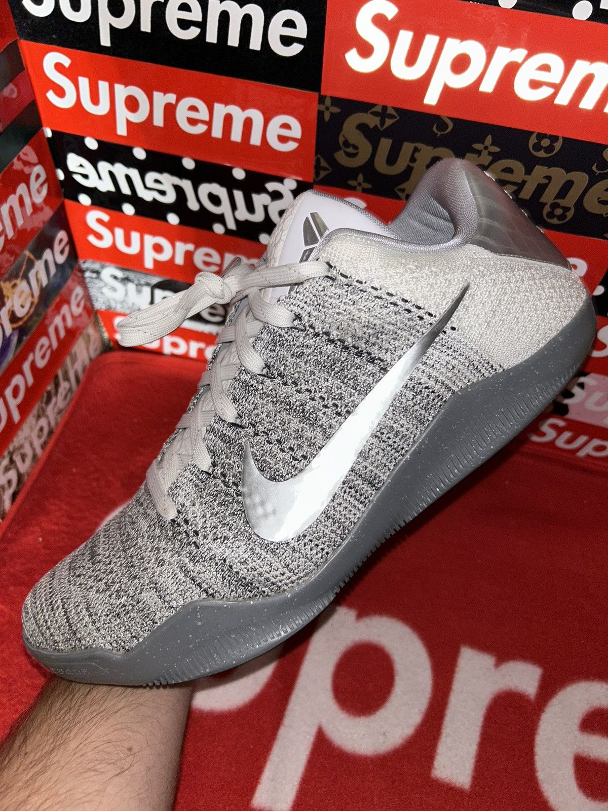 Nike NIKE KOBE 11 ELITE LOW FLYKNIT nikeID 835649-903 size 13 Size US 13 / EU 46 - 7 Thumbnail