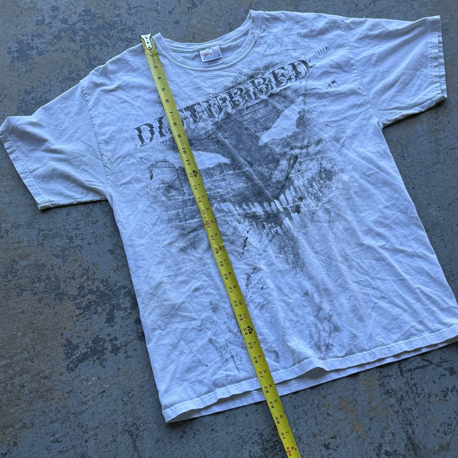 Vintage Vintage Y2K Disturbed Band Tee Sz L Size US L / EU 52-54 / 3 - 6 Thumbnail