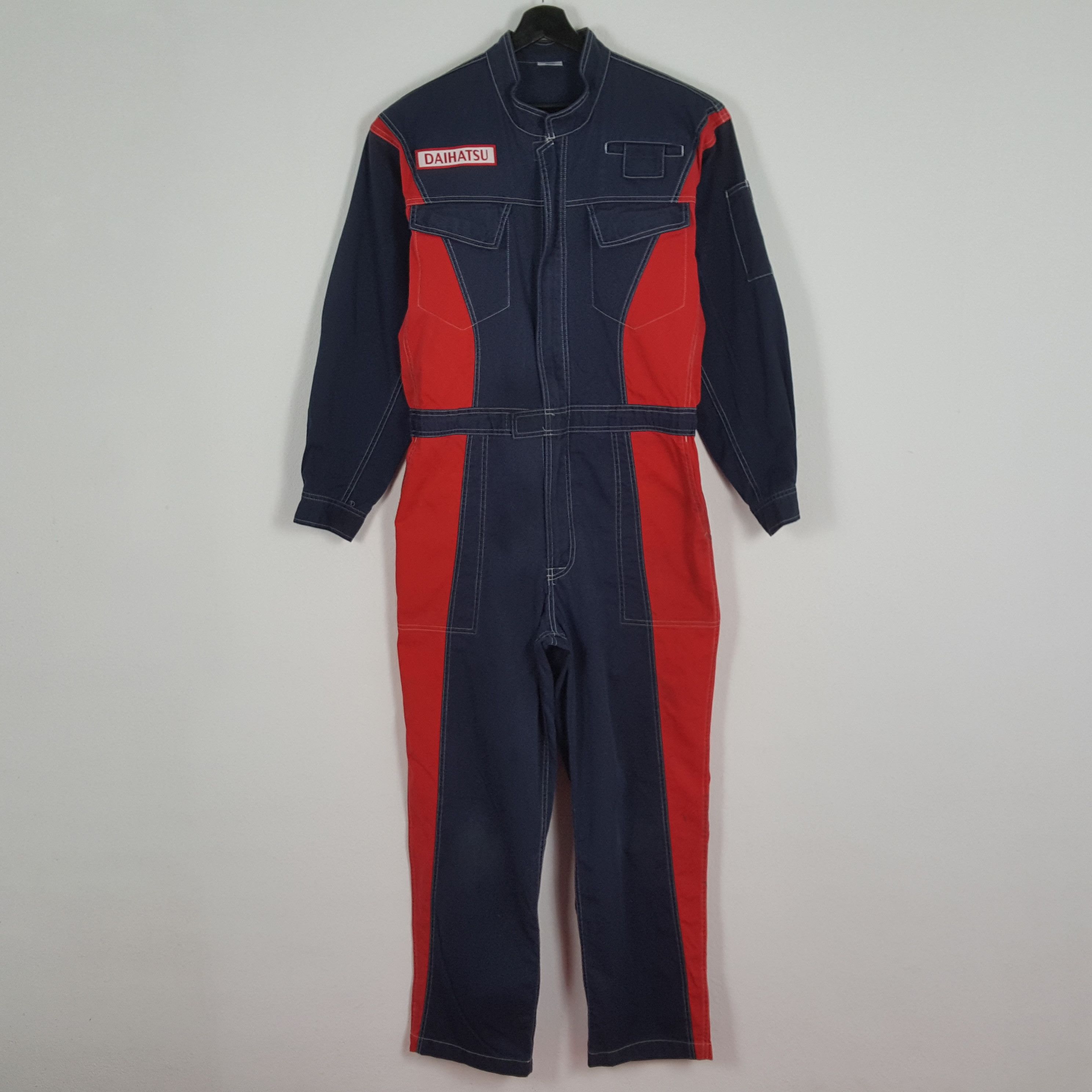 Vintage DAIHATSU Motorsports Racing Workwear Coverall Jacket Size US L / EU 52-54 / 3 - 4 Thumbnail