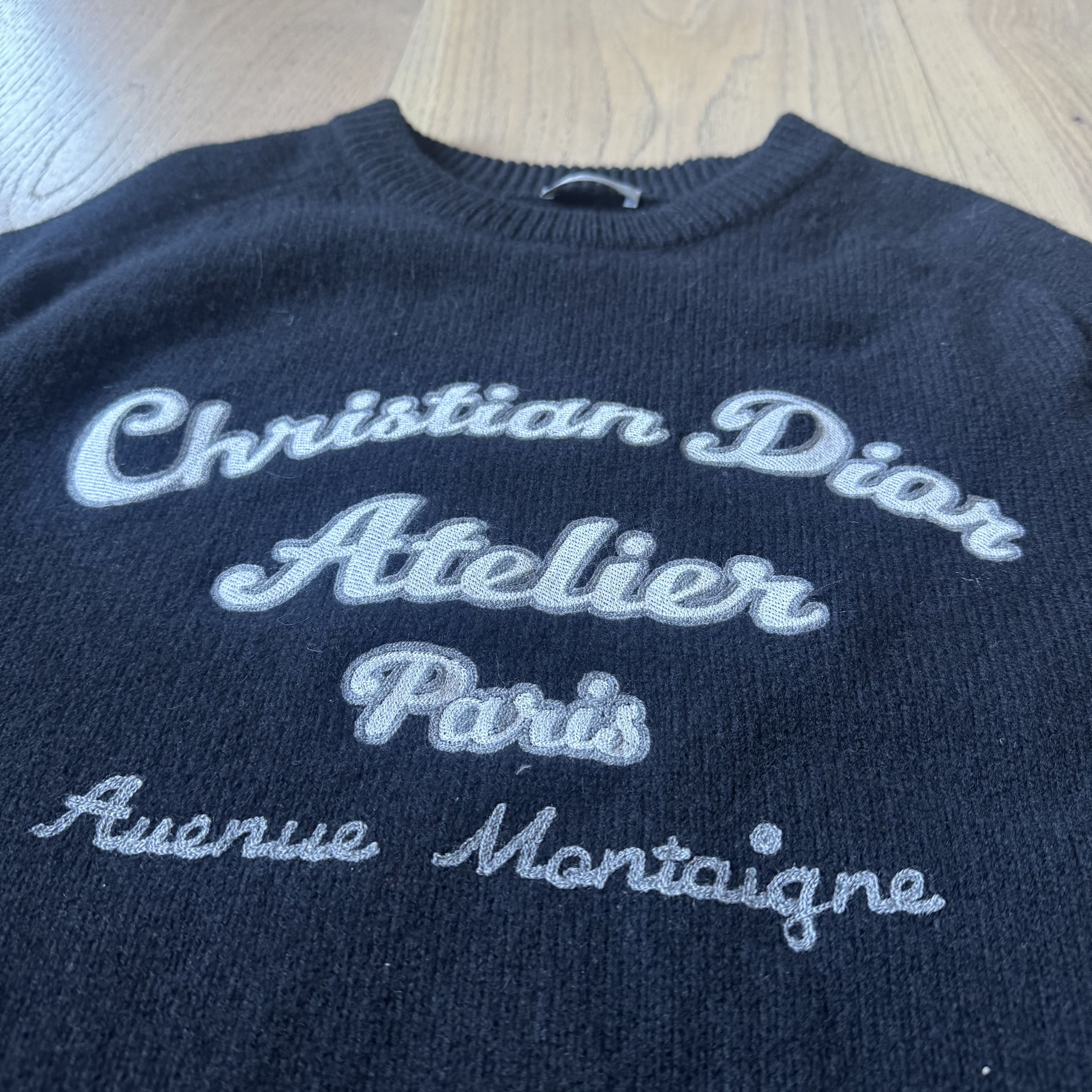 Dior Dior - Atelier Wool Sweater - Black Size US XXL / EU 58 / 5 - 2 Thumbnail