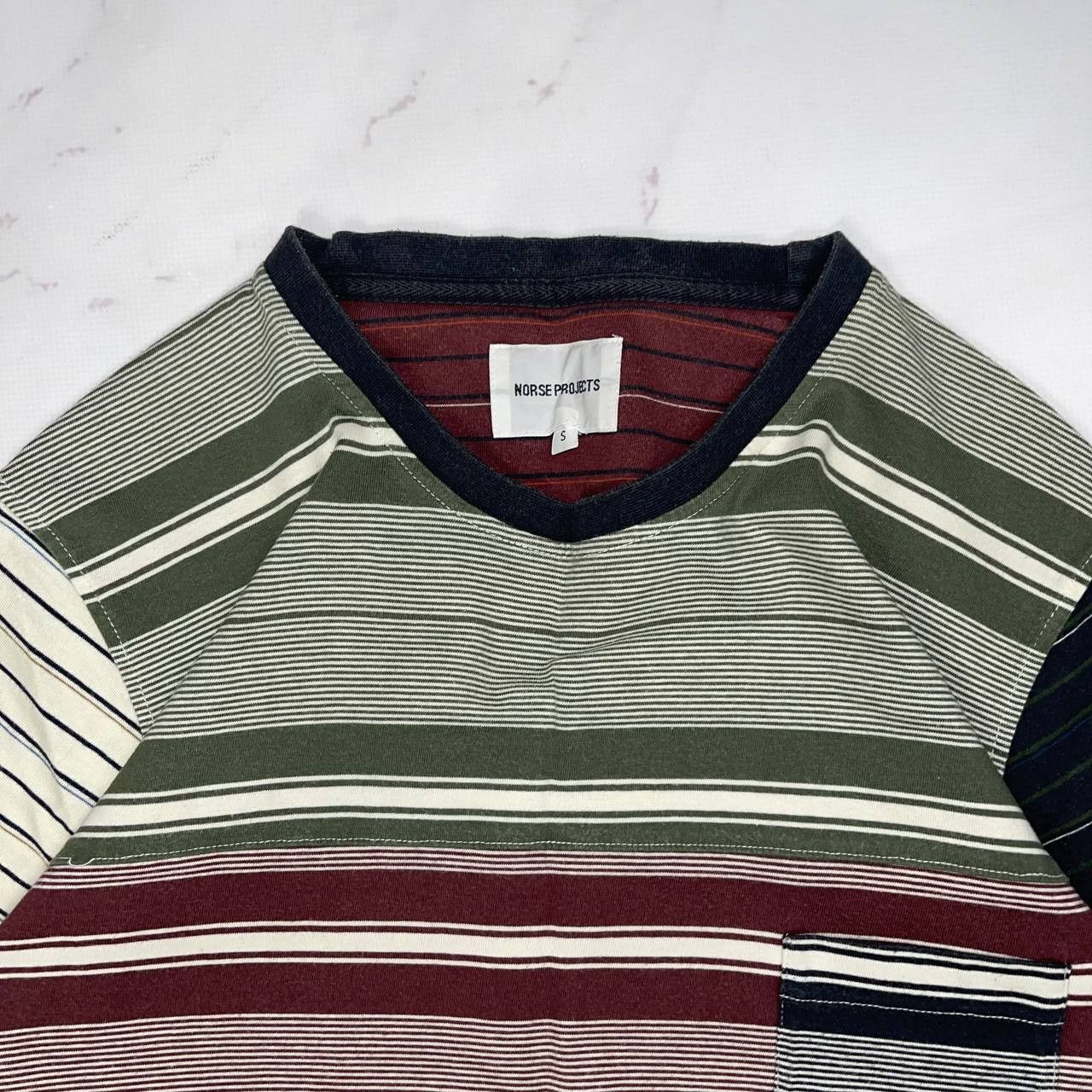 Norse Projects Norse Projects Norse Project stripped pocket tee Size S Size US S / EU 44-46 / 1 - 4 Thumbnail