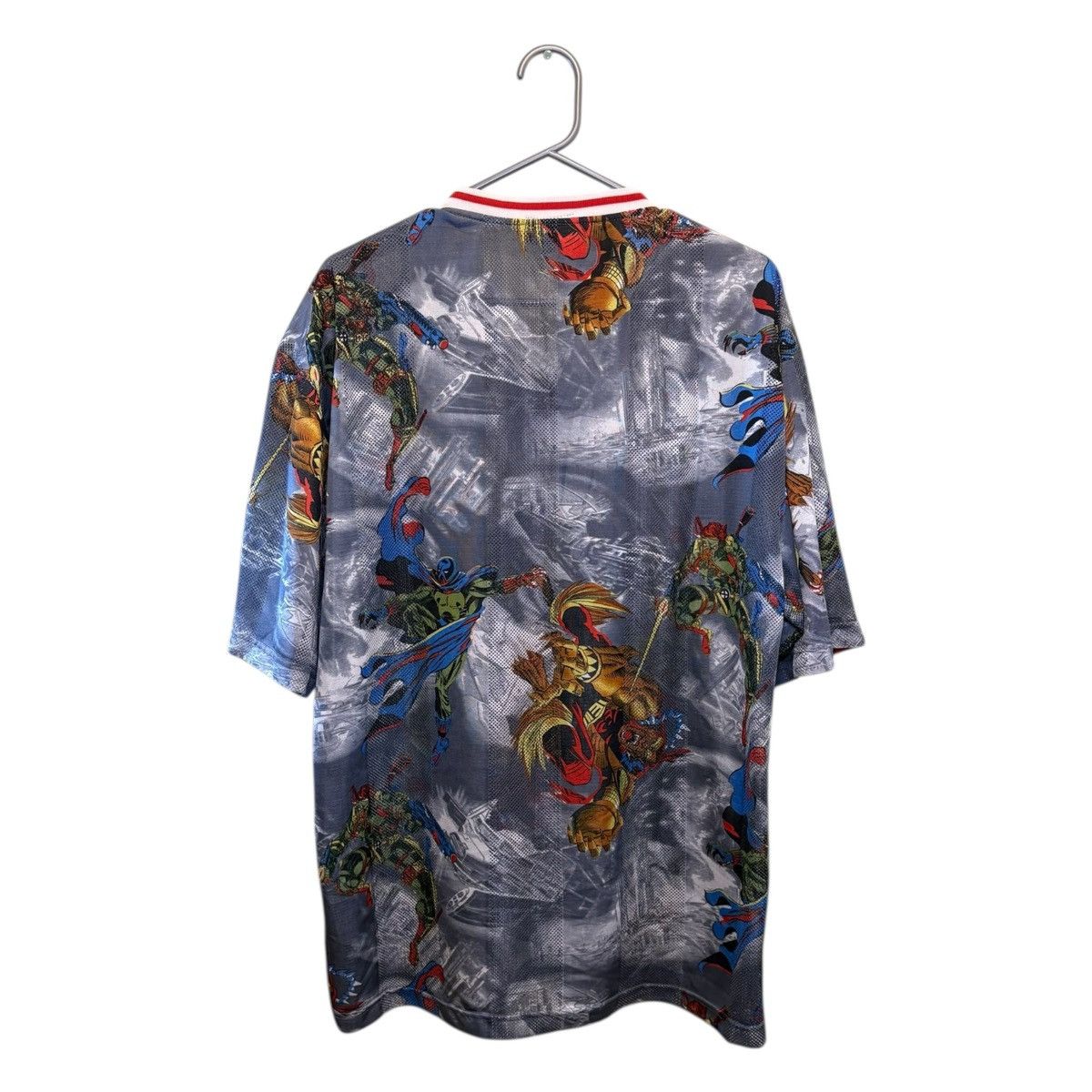 Vintage Vintage 90s Comic Hero All Over Print Short Sleeve Jersey Size US L / EU 52-54 / 3 - 2 Thumbnail