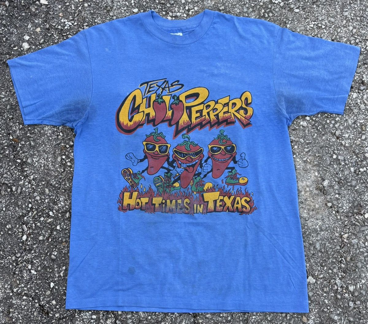 Other Vintage 90s Texas Chili Peppers Hot Times In Texas Size US L / EU 52-54 / 3 - 1 Thumbnail