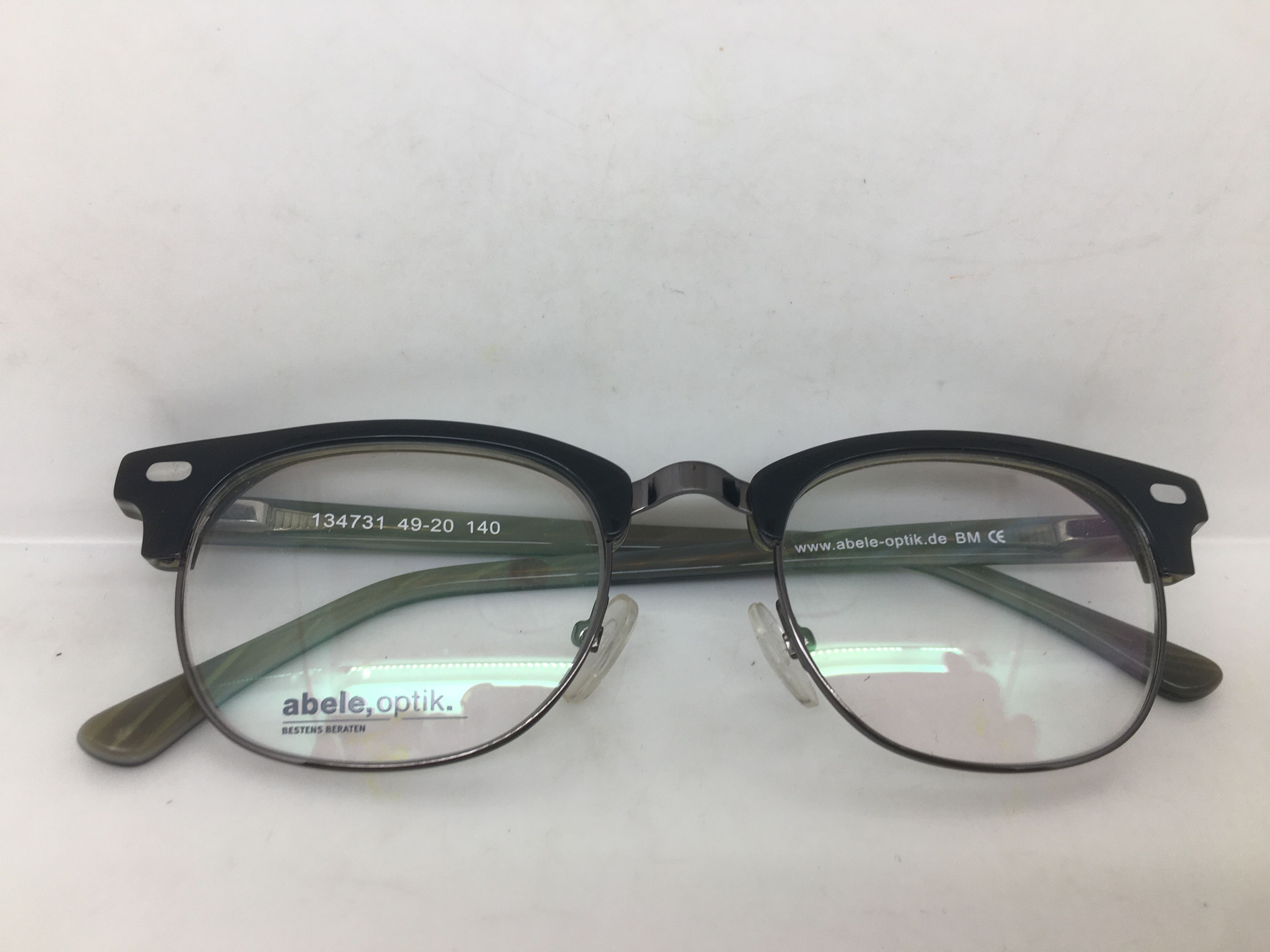 Other Abele Optik Malcolm X Black Silver RX Eyeglasses Frame Size ONE SIZE - 5 Thumbnail