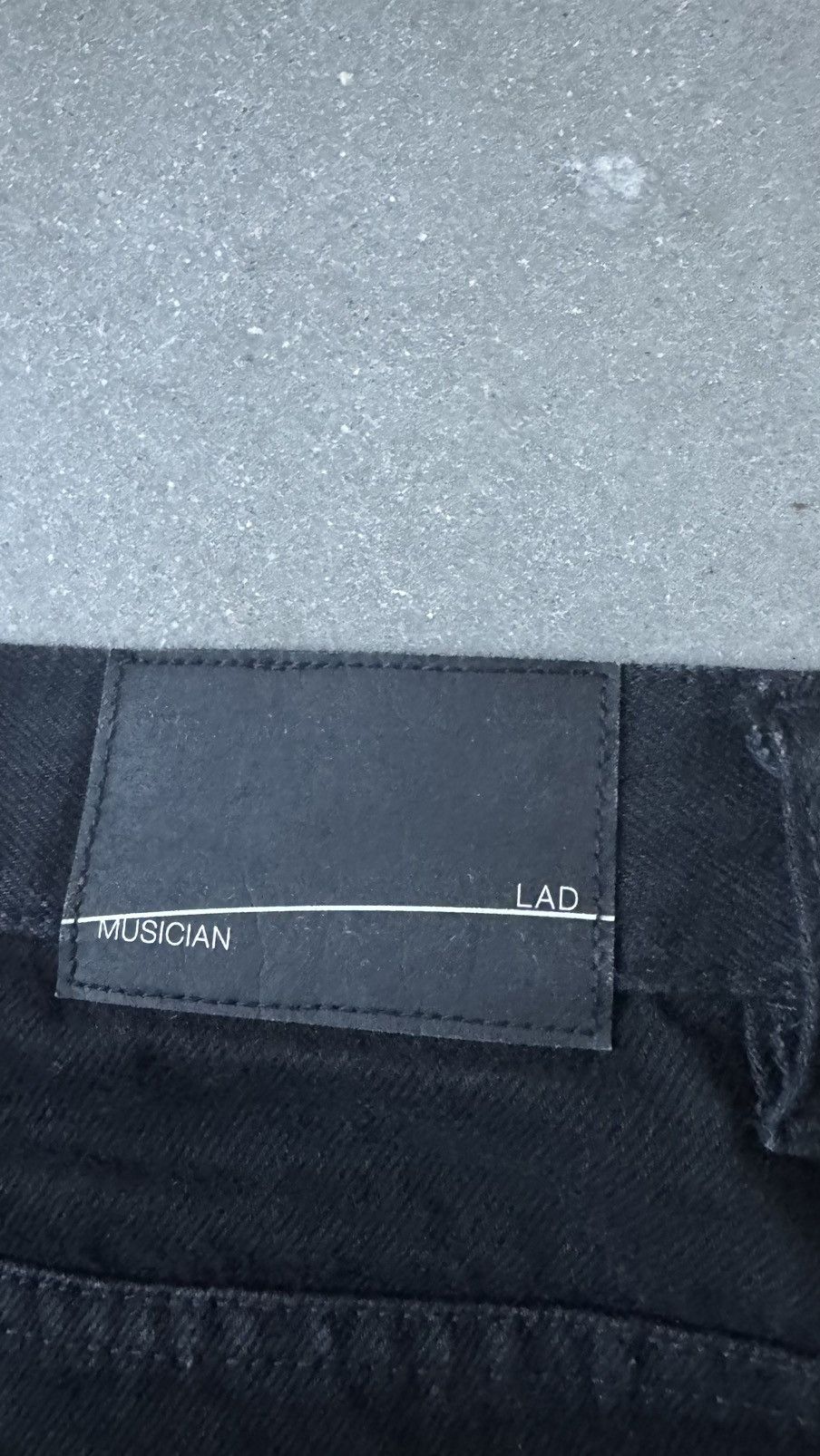 Lad Musician Baggy Wide Flare Denim