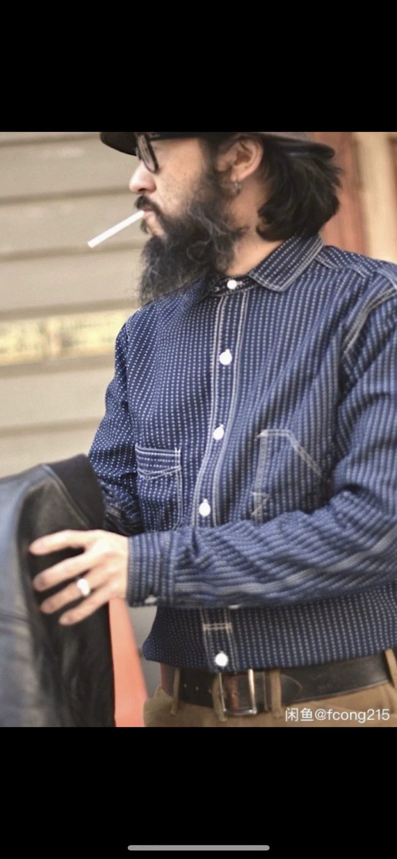Freewheelers FREEWHEELERS Size 15 Star-dyed shirt Size US XXS / EU 40 - 1 Thumbnail