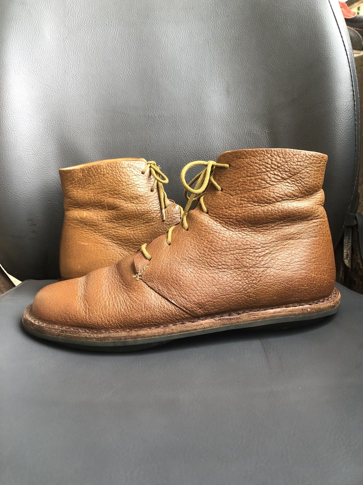Trippen AaTrippen Brown Calfskin Leather Women’s Boots Size 41 Size US 9.5 / IT 39.5 - 6 Thumbnail