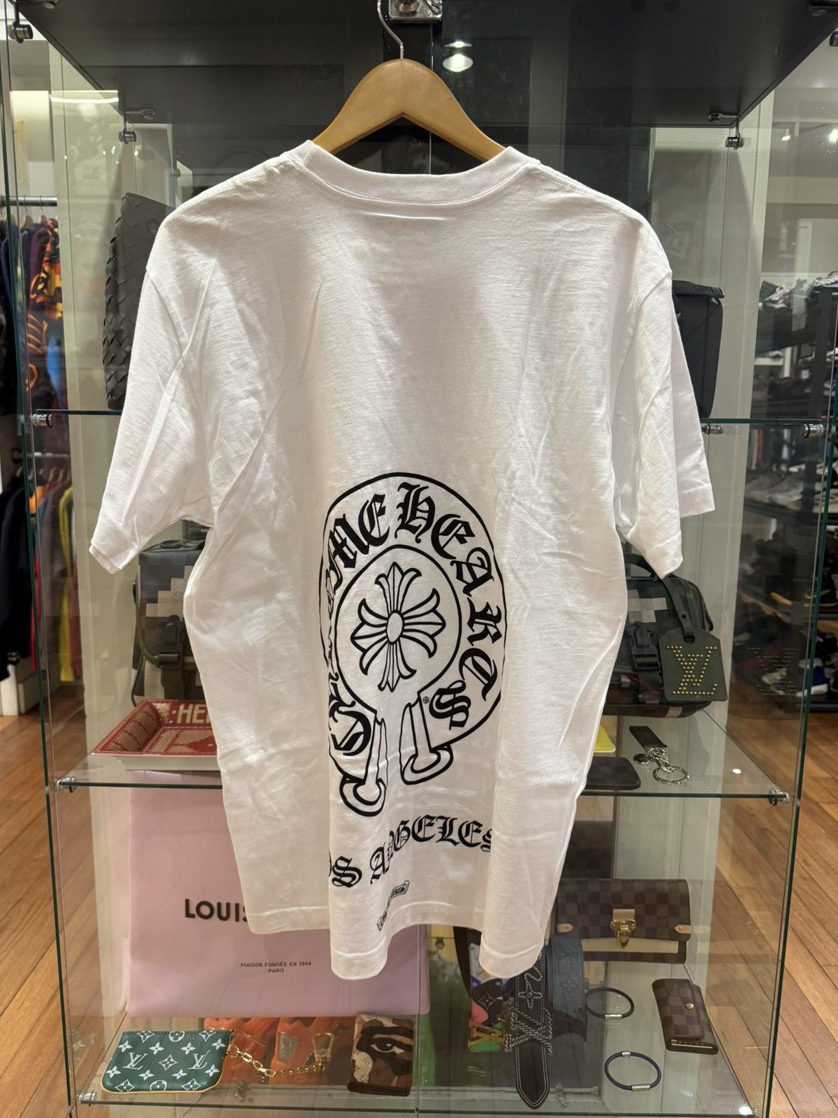 Chrome Hearts Chrome Hearts Los Angeles Horseshoe Pocket Tee Size US XL / EU 56 / 4 - 2 Thumbnail