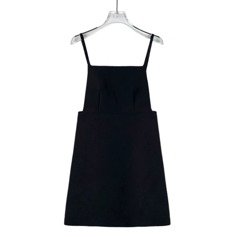 Prada Prada Black wool strap dress Size XS / US 0-2 / IT 36-38 - 1 Thumbnail