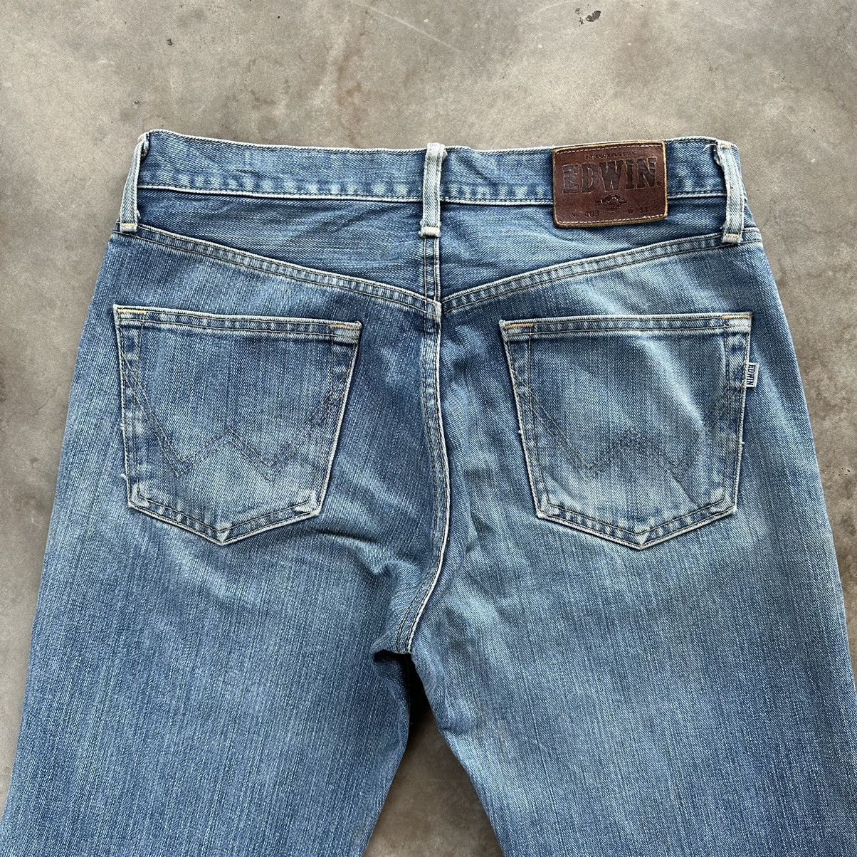 Japanese Brand Vintage Edwin Faded Rusty Denim Jean Pant W32 Size US 32 / EU 48 - 12 Thumbnail