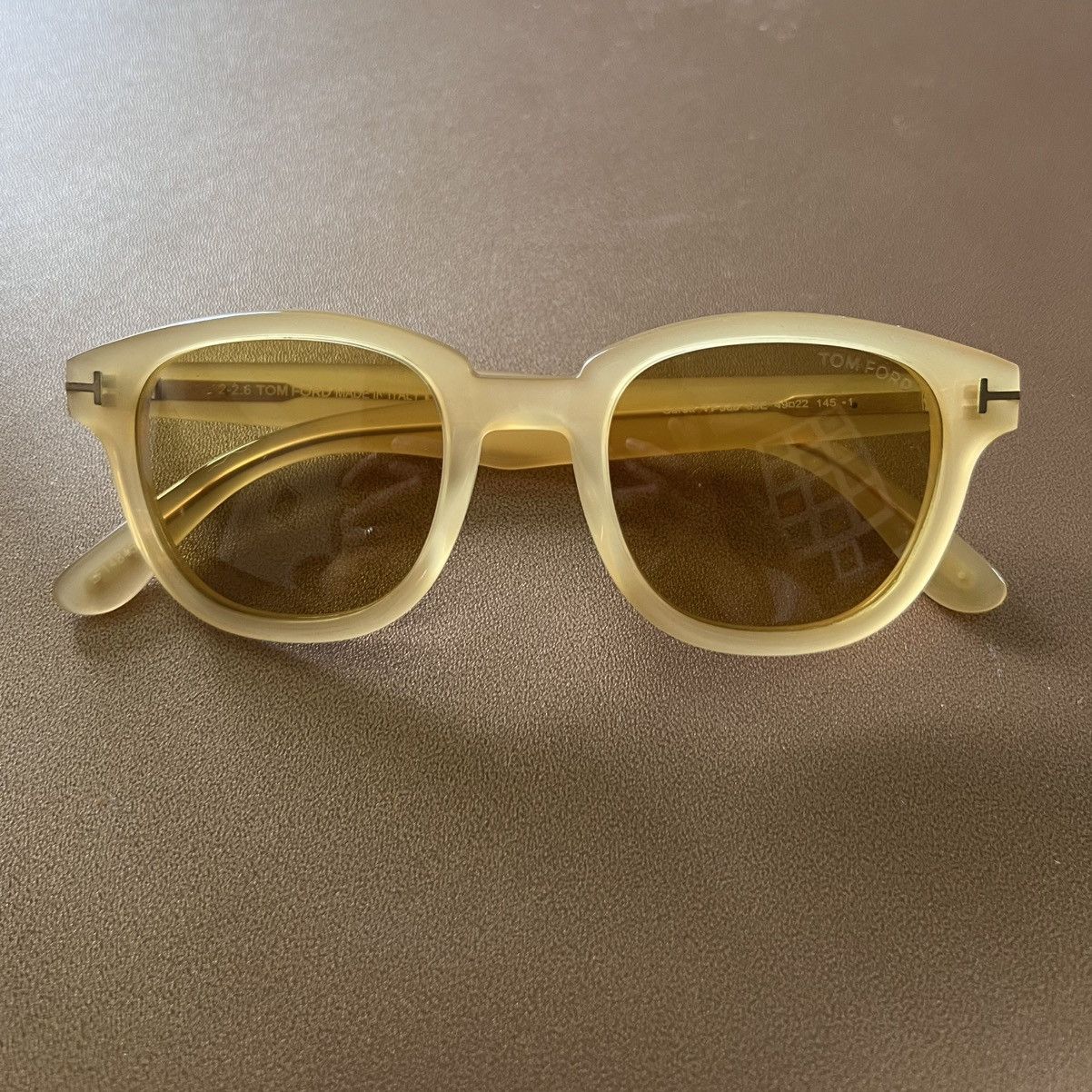 Tom Ford Tom Ford Garett Sunglasses - Pale Yellow Size ONE SIZE - 1 Thumbnail
