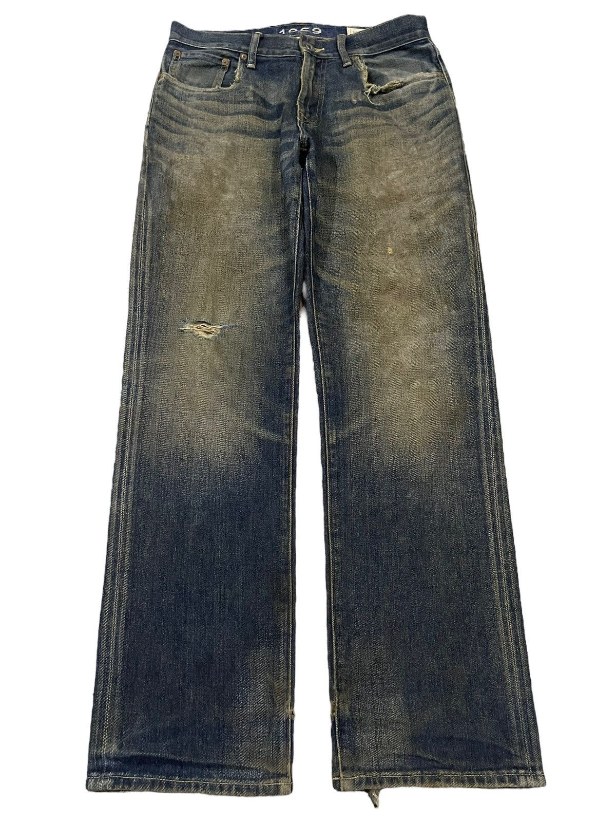 Gap Vintage Gap Classic Mud Wash Style Loose Jeans Size US 30 / EU 46 - 1 Thumbnail